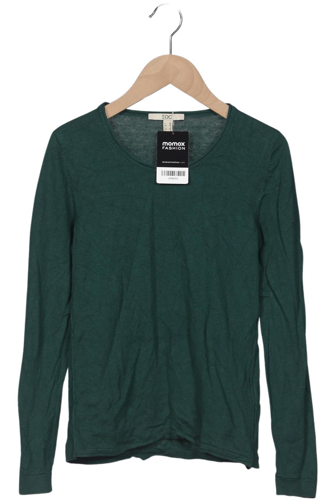 

edc by Esprit Damen Pullover, grün, Gr. 34