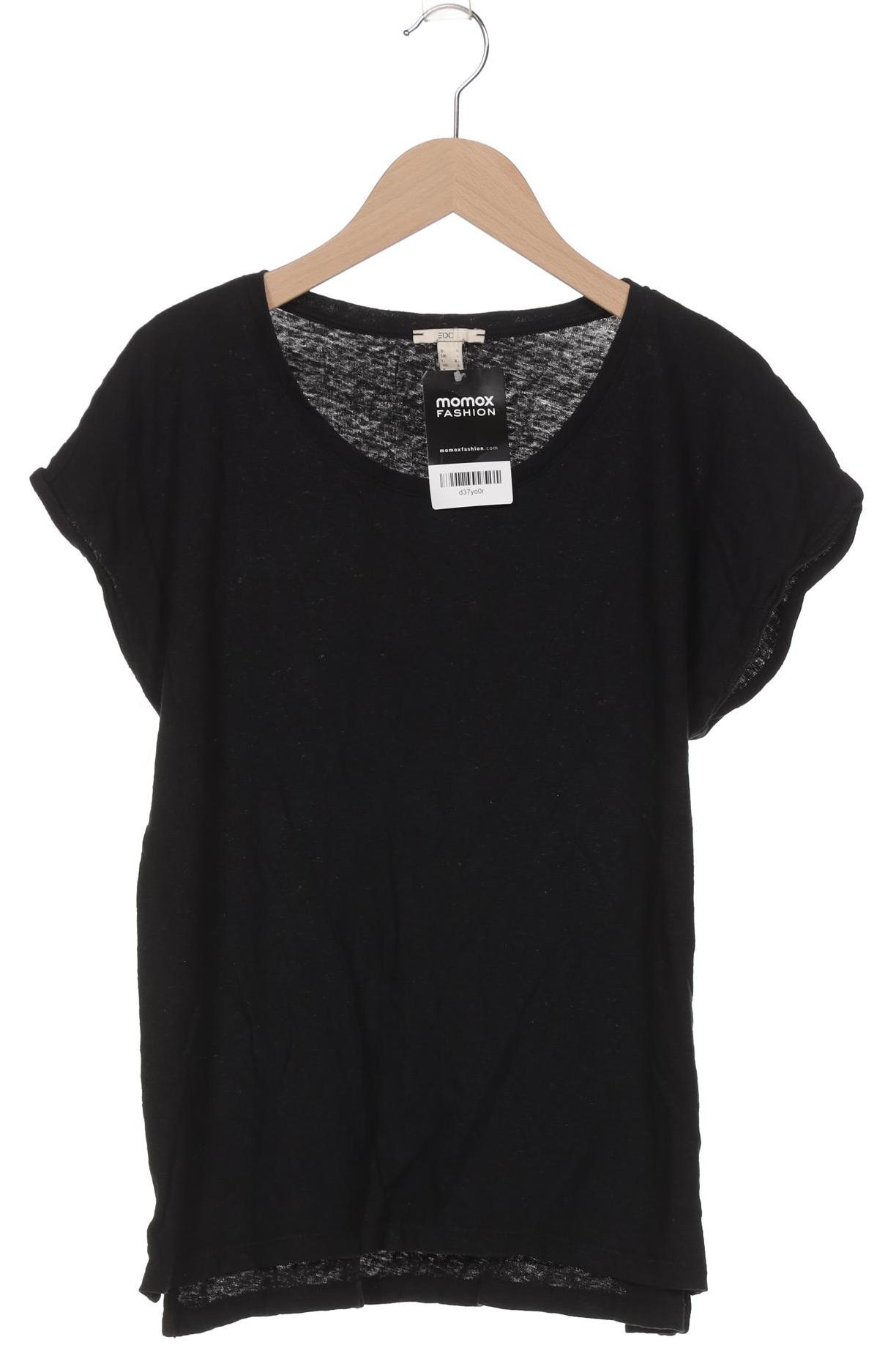 

edc by Esprit Damen T-Shirt, schwarz, Gr. 42