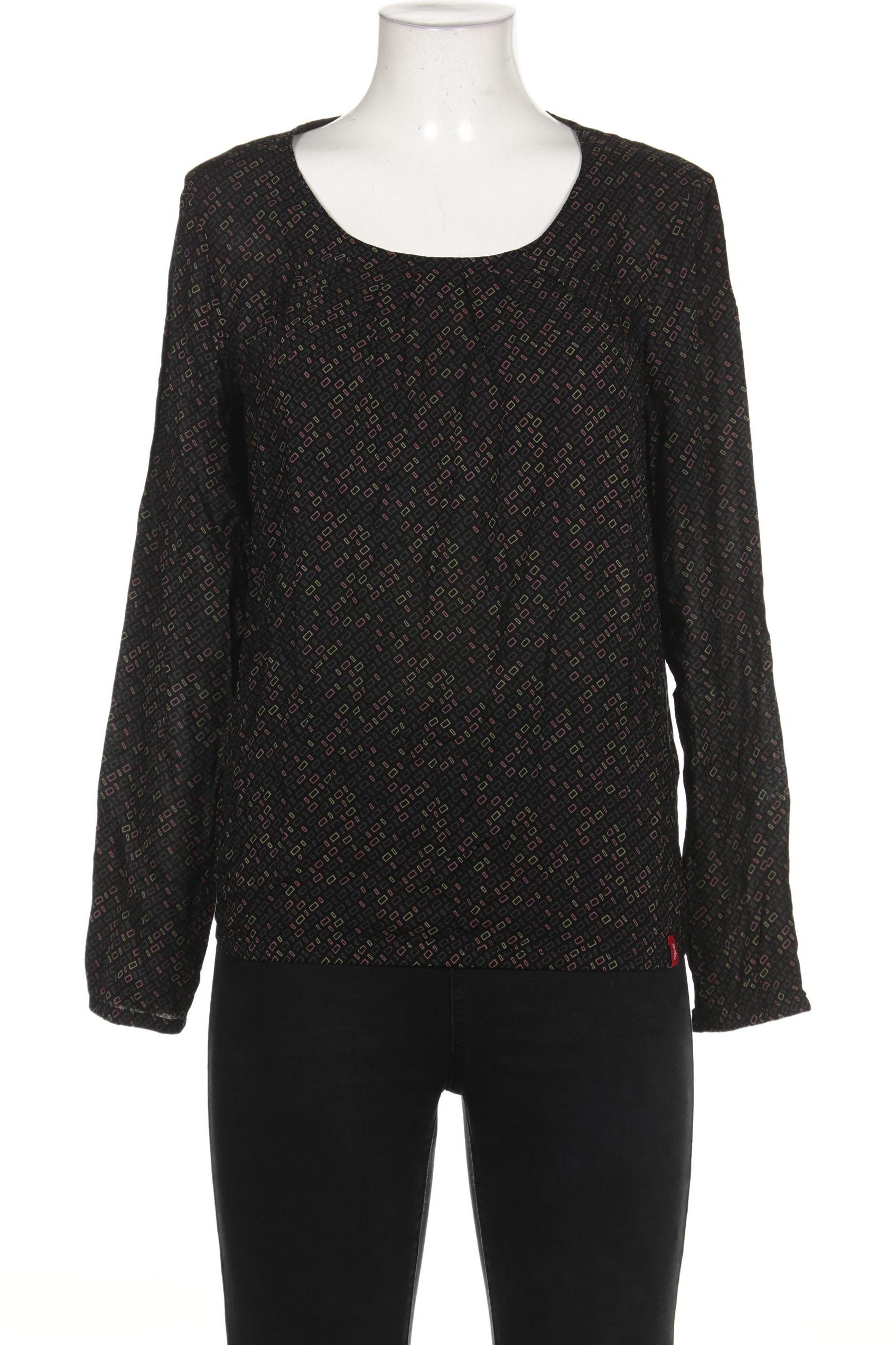 

edc by Esprit Damen Bluse, schwarz, Gr. 38