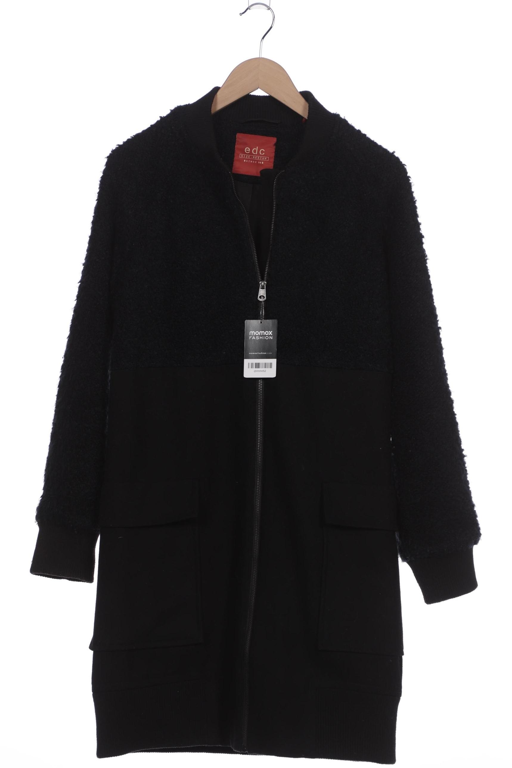 

edc by Esprit Damen Mantel, schwarz, Gr. 38