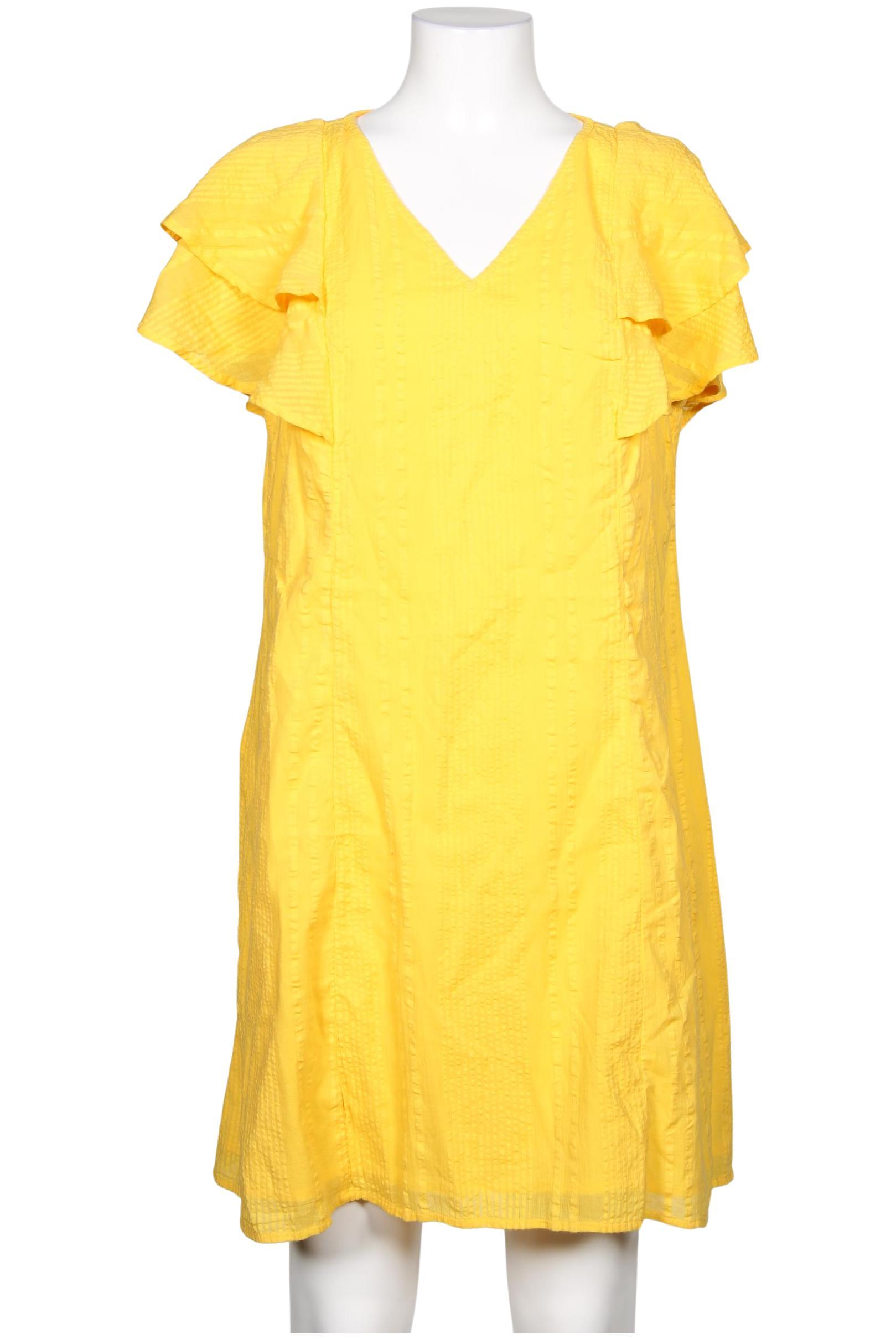 

edc by Esprit Damen Kleid, gelb, Gr. 42