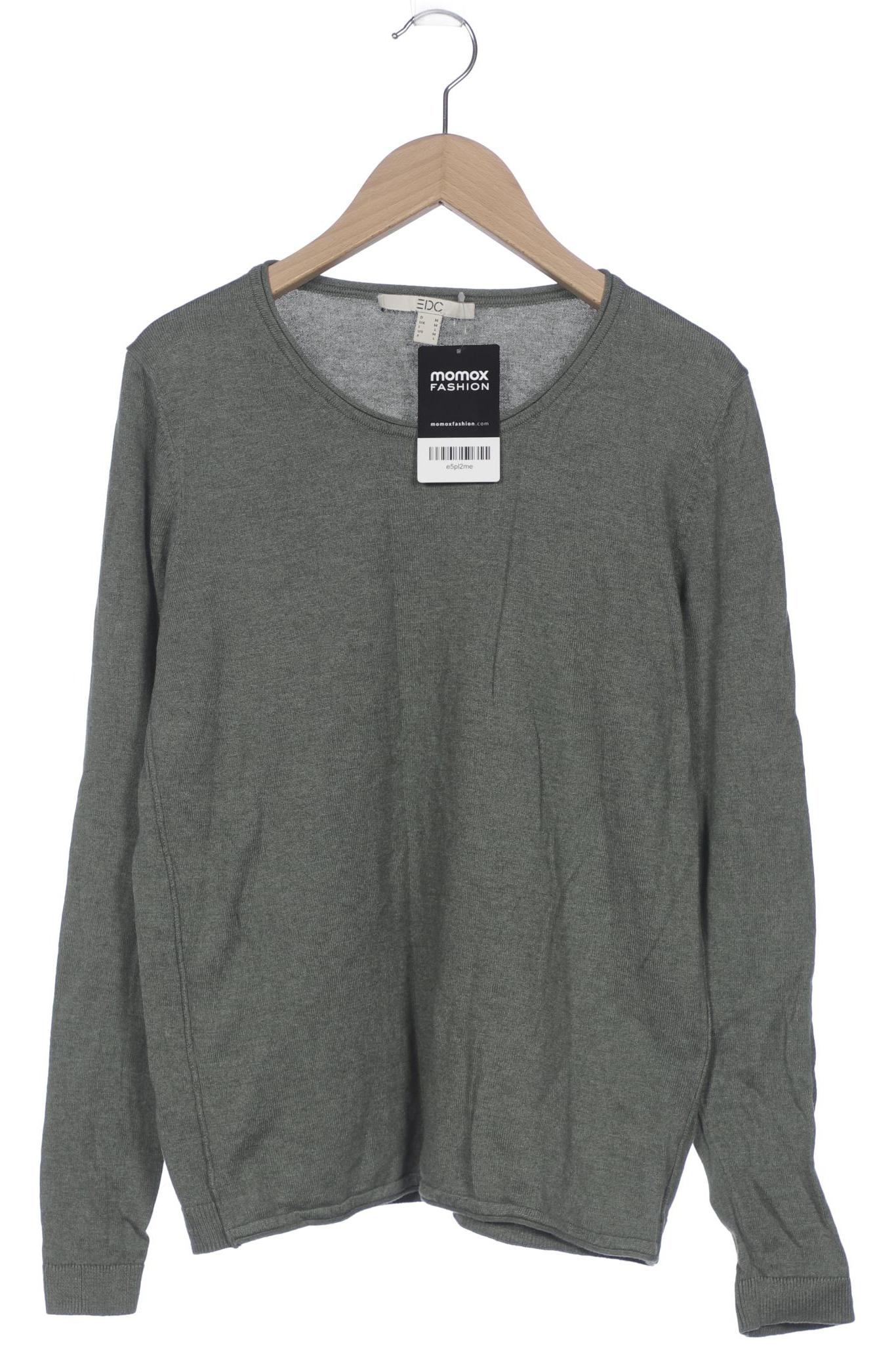

edc by Esprit Damen Pullover, grün, Gr. 38