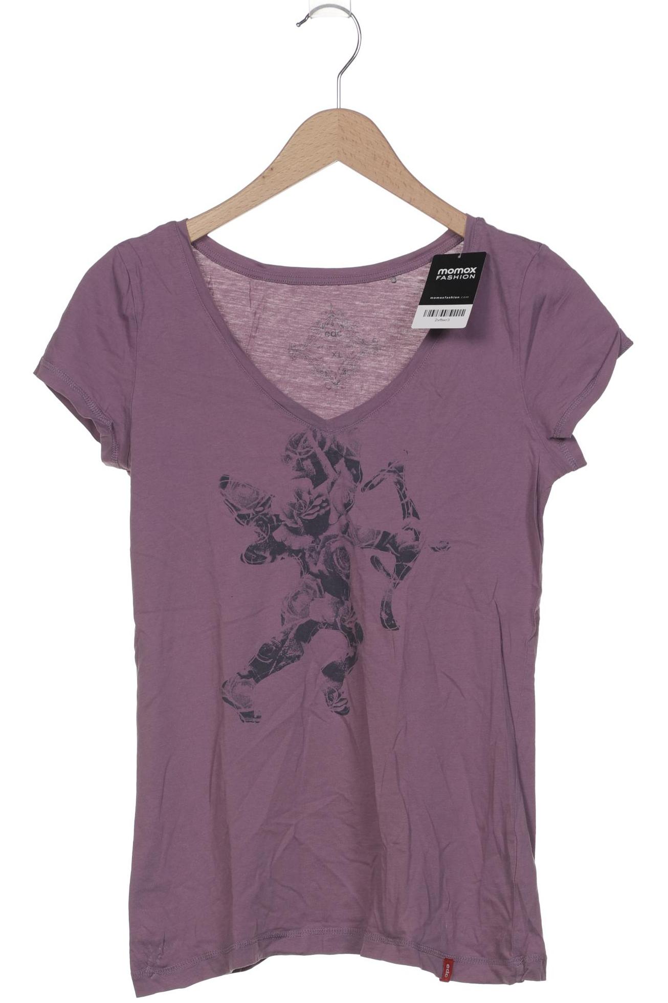 

edc by Esprit Damen T-Shirt, flieder, Gr. 44