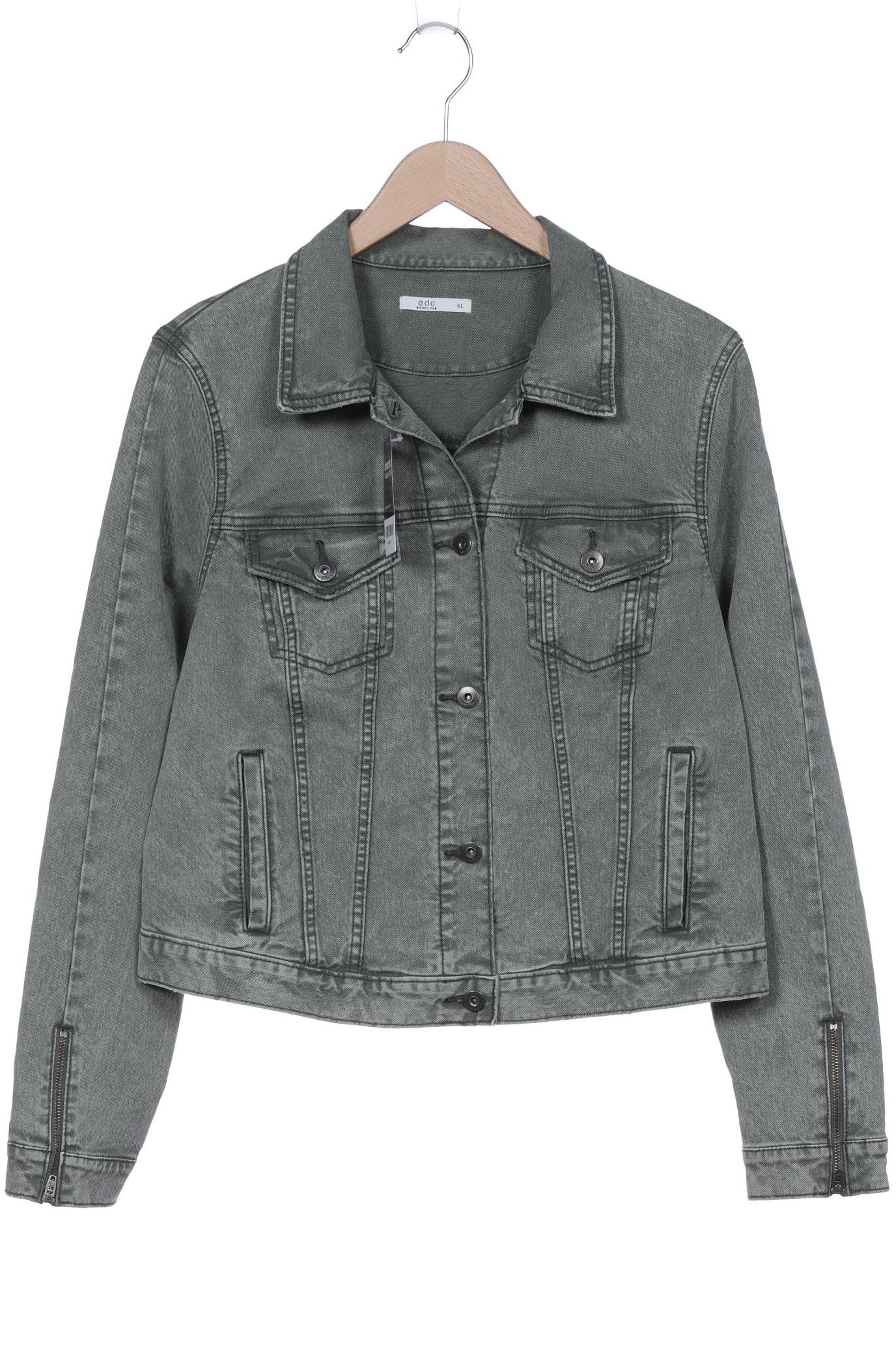 

edc by Esprit Damen Jacke, grün, Gr. 44