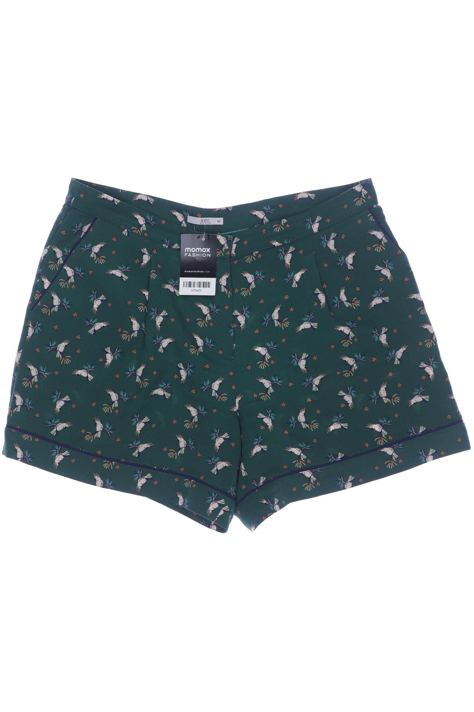 

edc by Esprit Damen Shorts, grün, Gr. 42