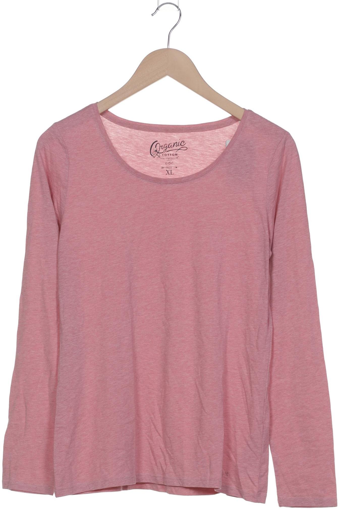 

edc by Esprit Damen Langarmshirt, pink, Gr. 44