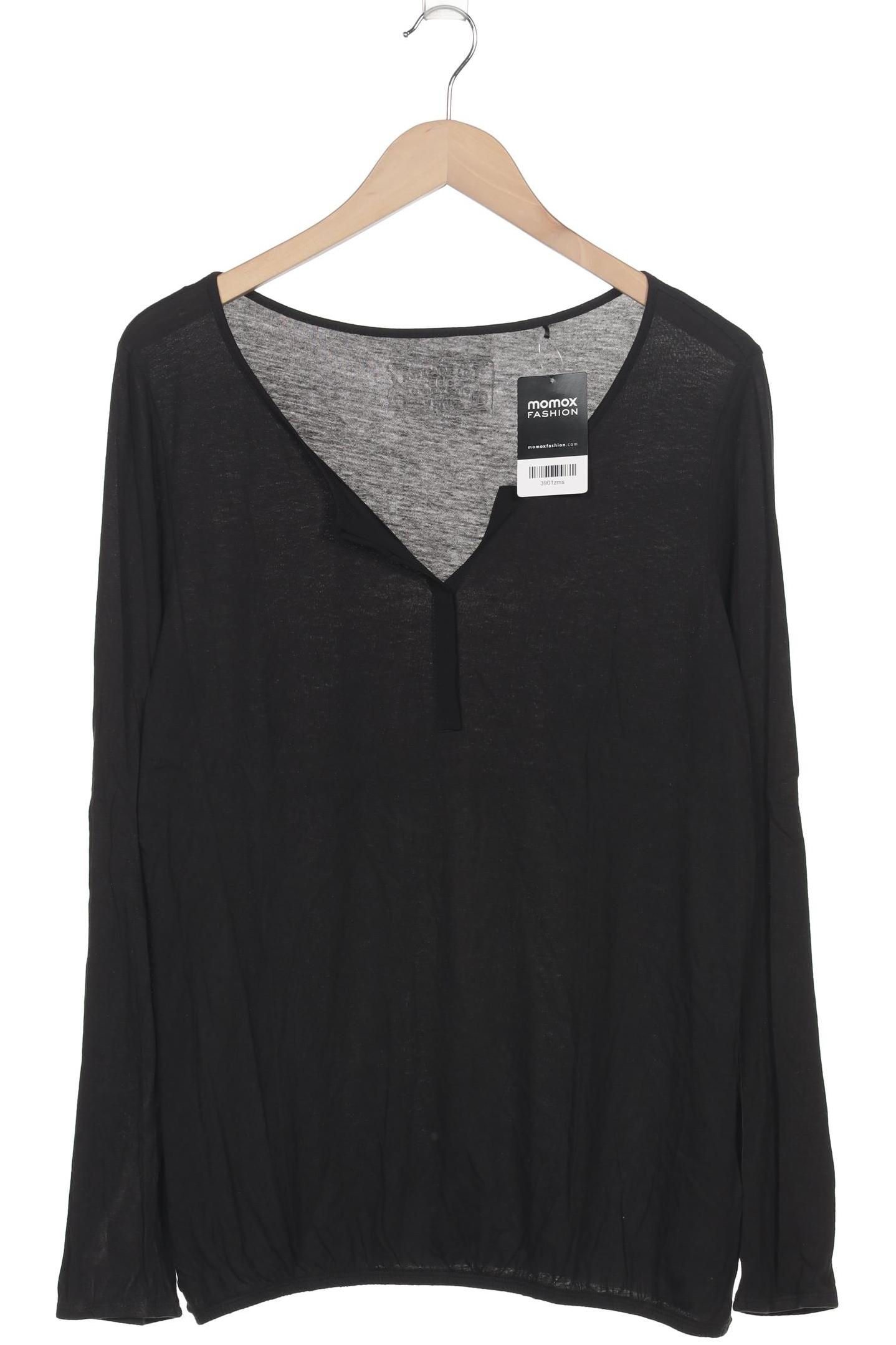 

edc by Esprit Damen Langarmshirt, schwarz, Gr. 42