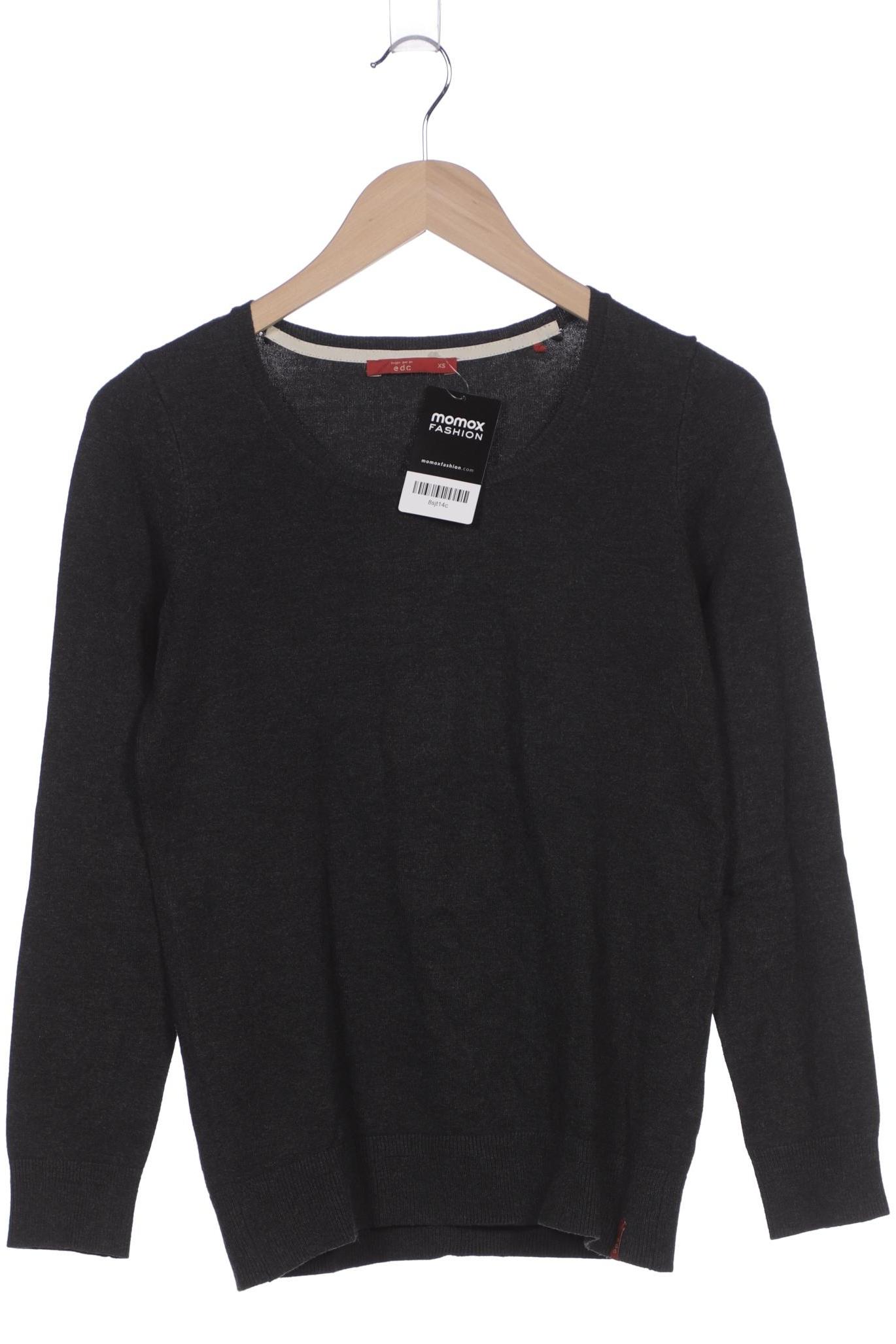 

edc by Esprit Damen Pullover, grau, Gr. 34