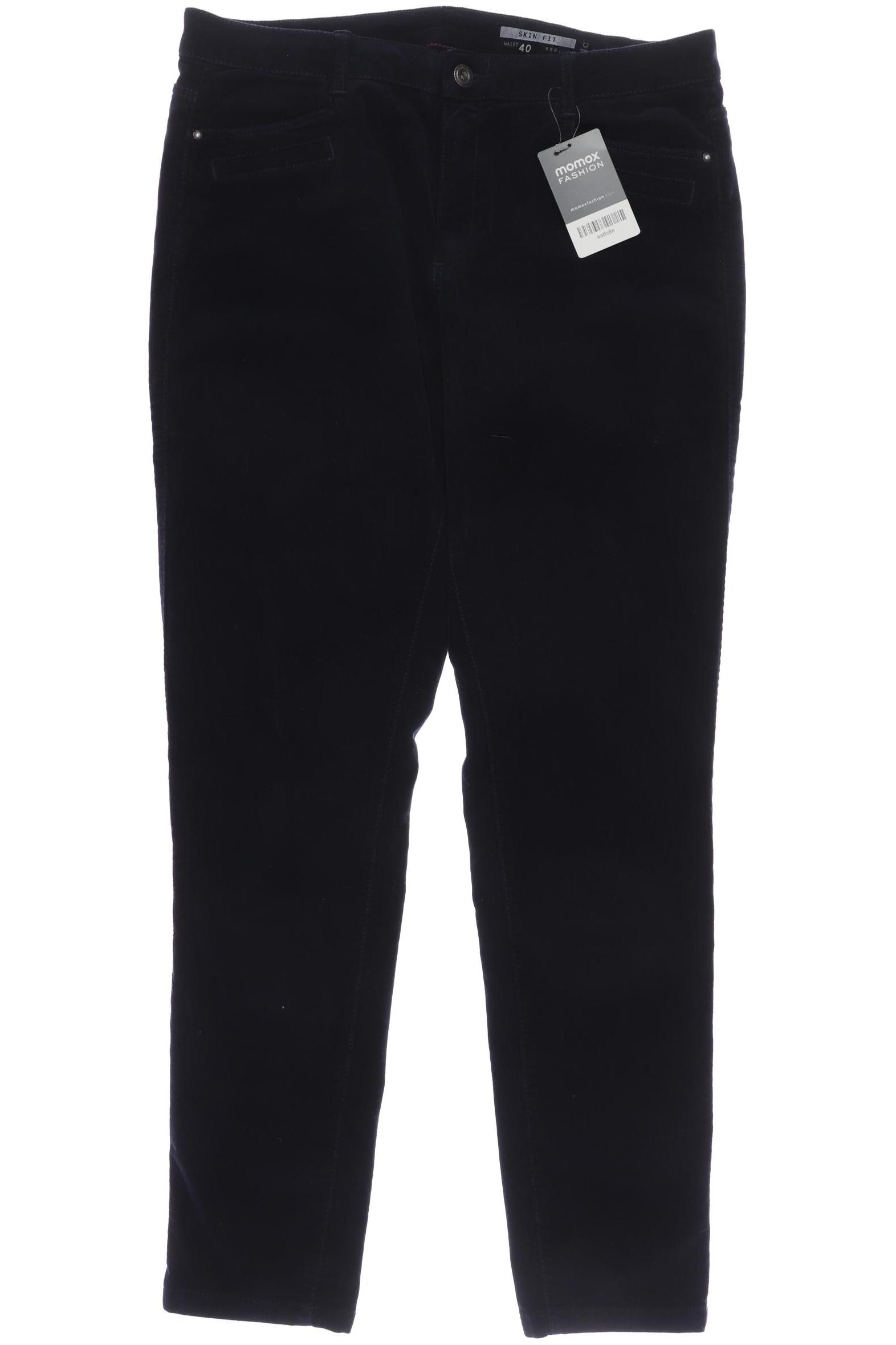 

edc by Esprit Damen Stoffhose, marineblau, Gr. 40