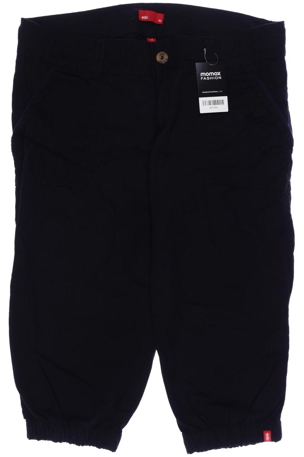 

edc by Esprit Damen Stoffhose, schwarz