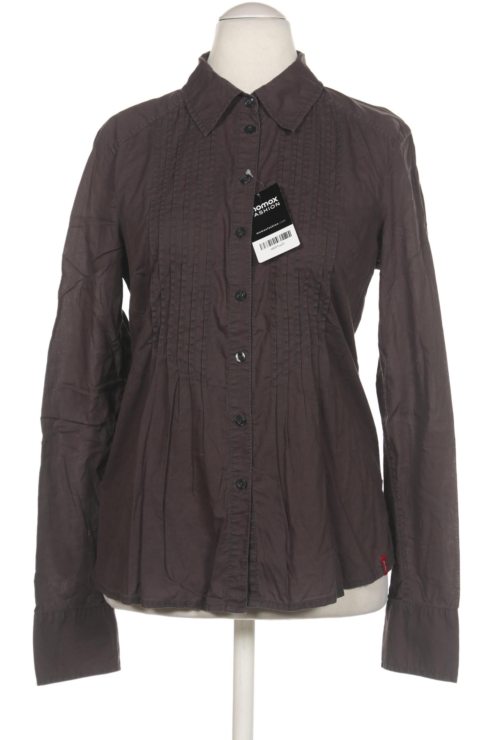 

edc by Esprit Damen Bluse, grau, Gr. 38