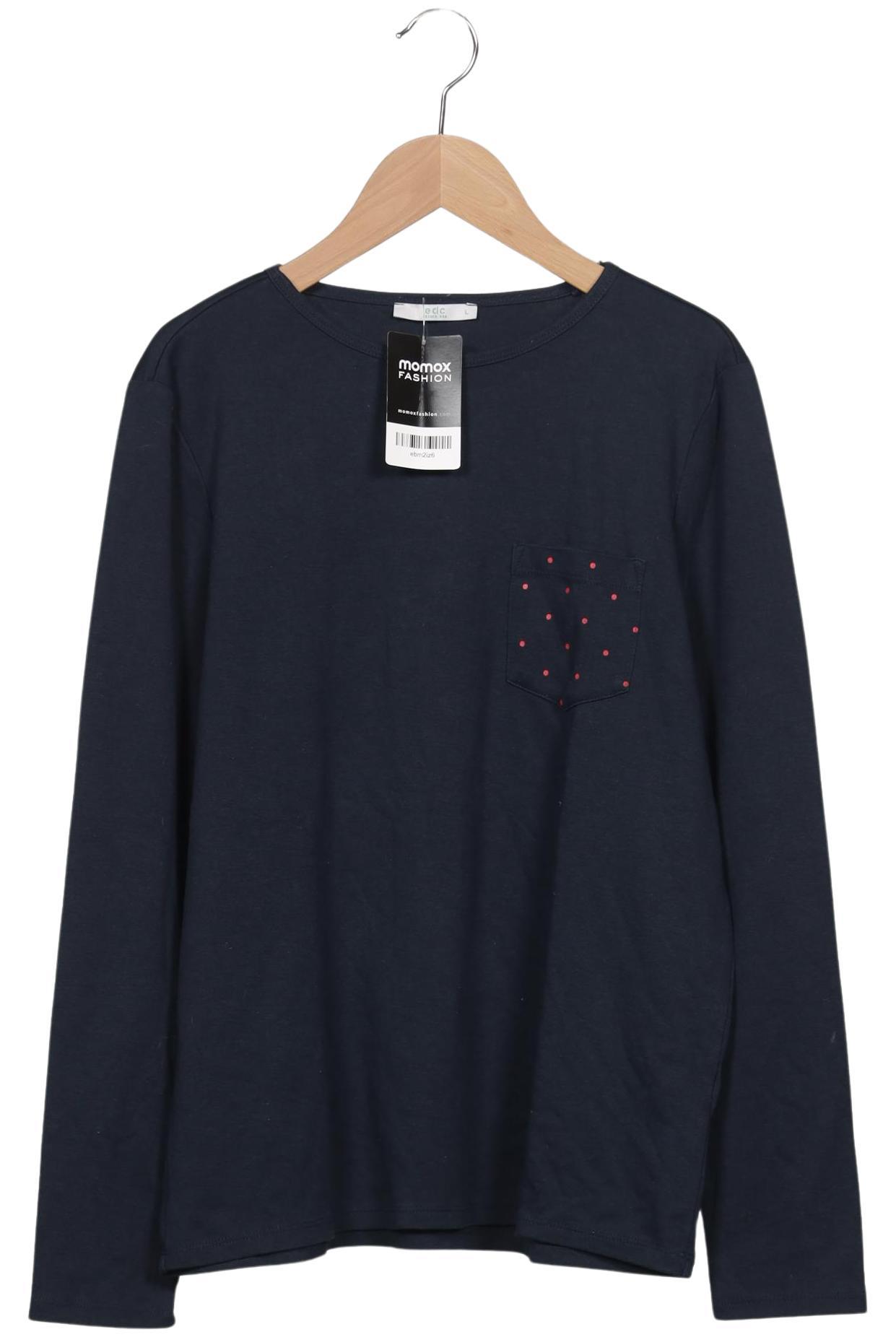 

edc by Esprit Damen Langarmshirt, marineblau, Gr. 42