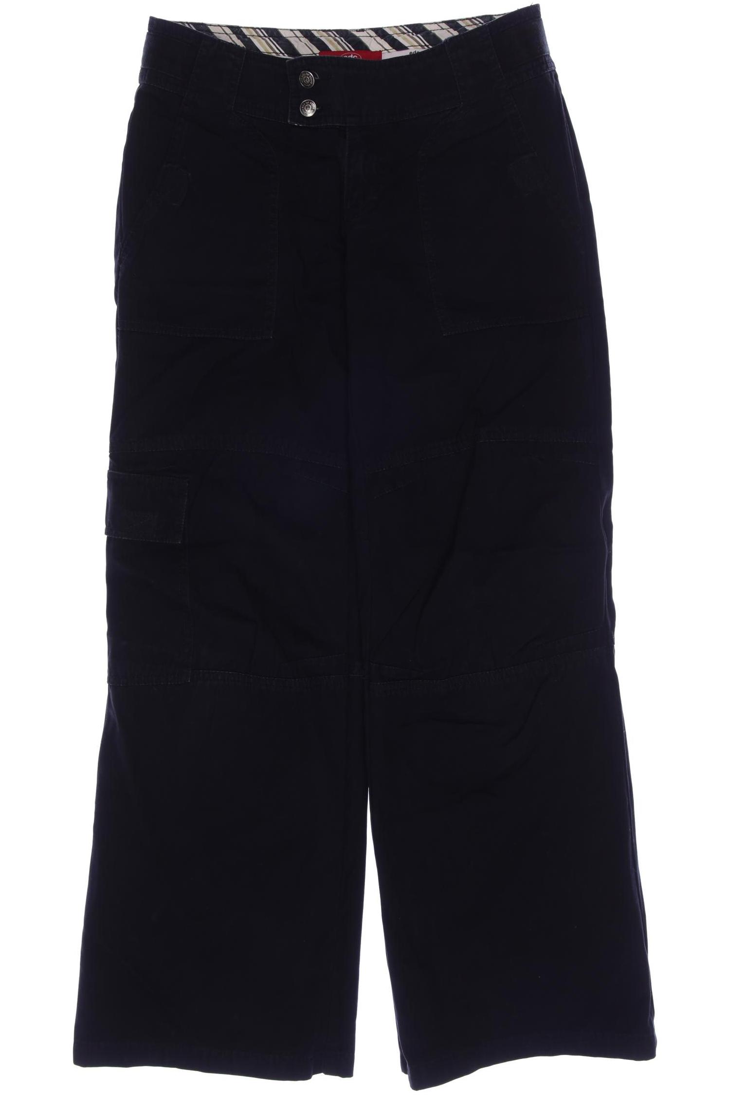 

edc by Esprit Damen Stoffhose, schwarz, Gr. 32