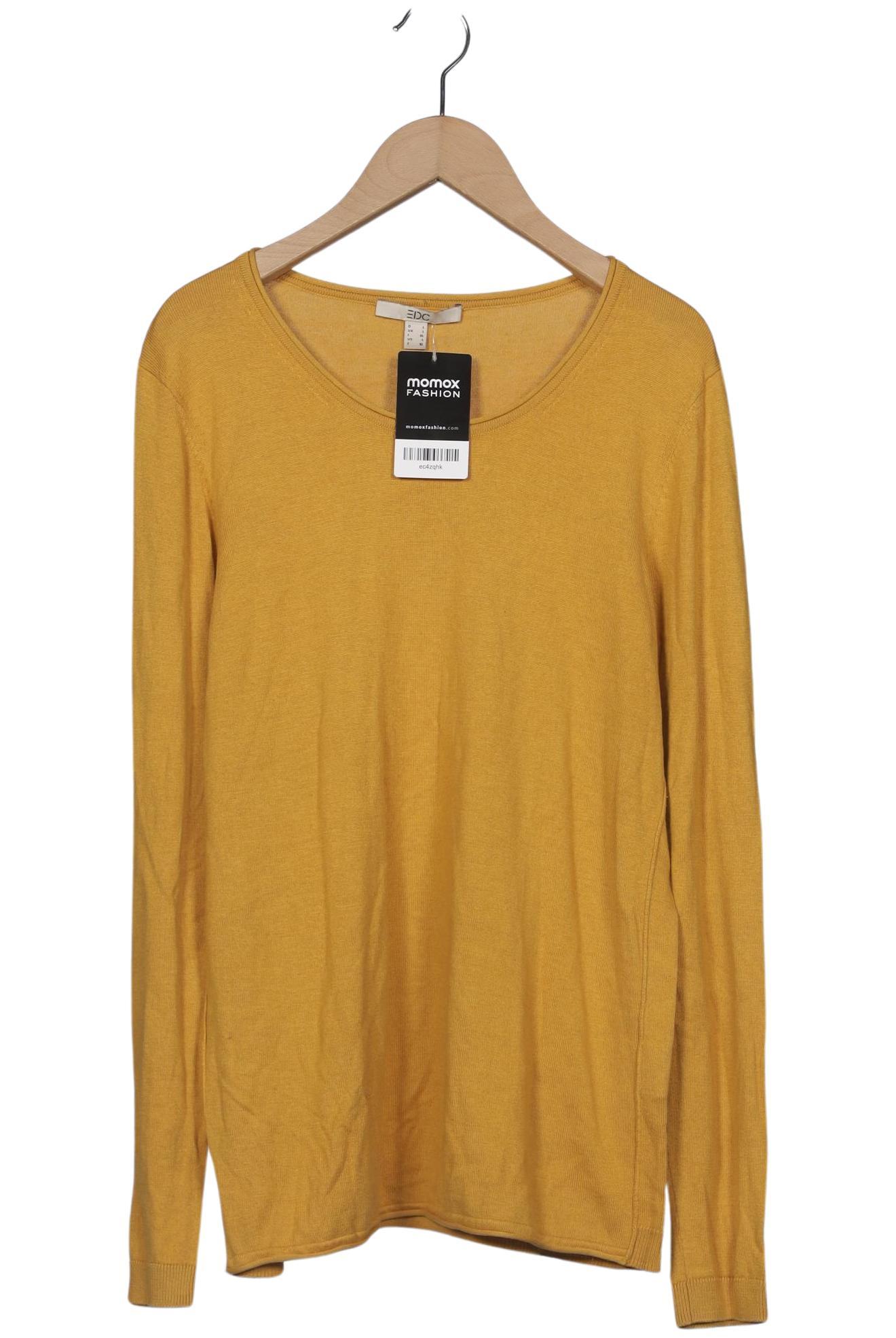 

edc by Esprit Damen Pullover, gelb, Gr. 42