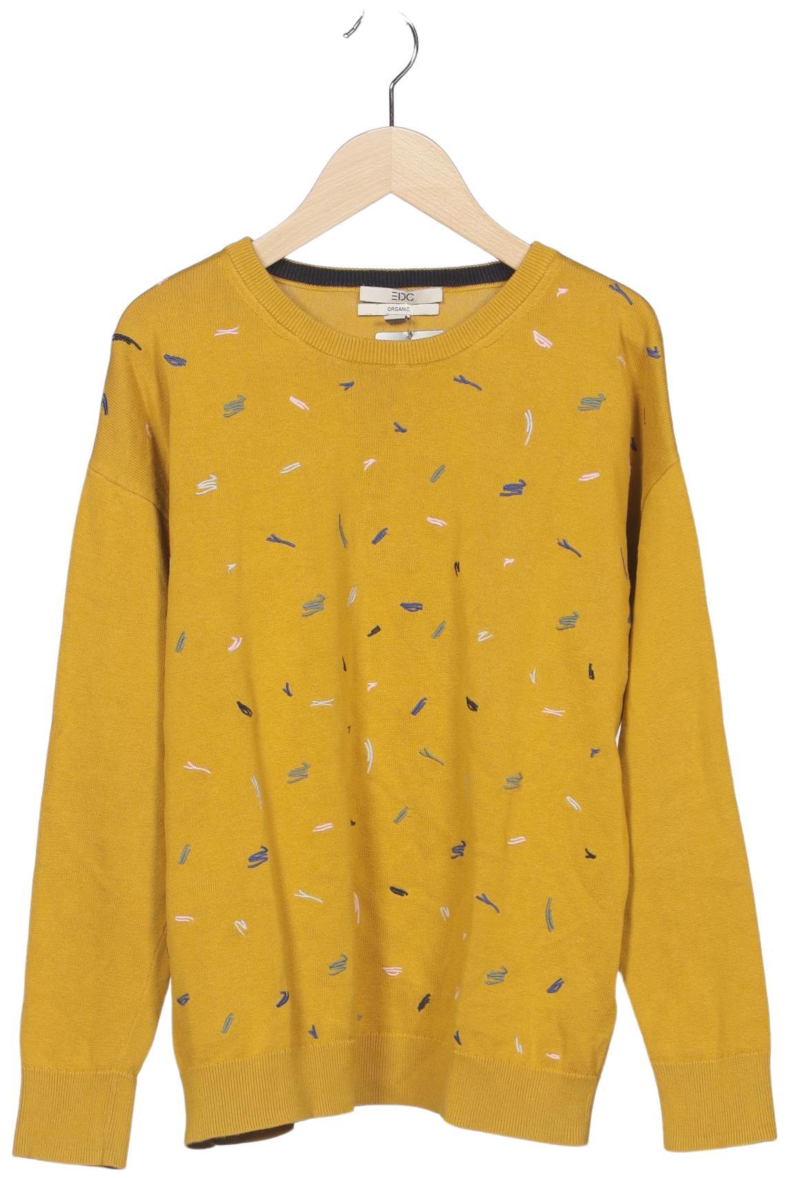 

edc by Esprit Damen Pullover, gelb, Gr. 38