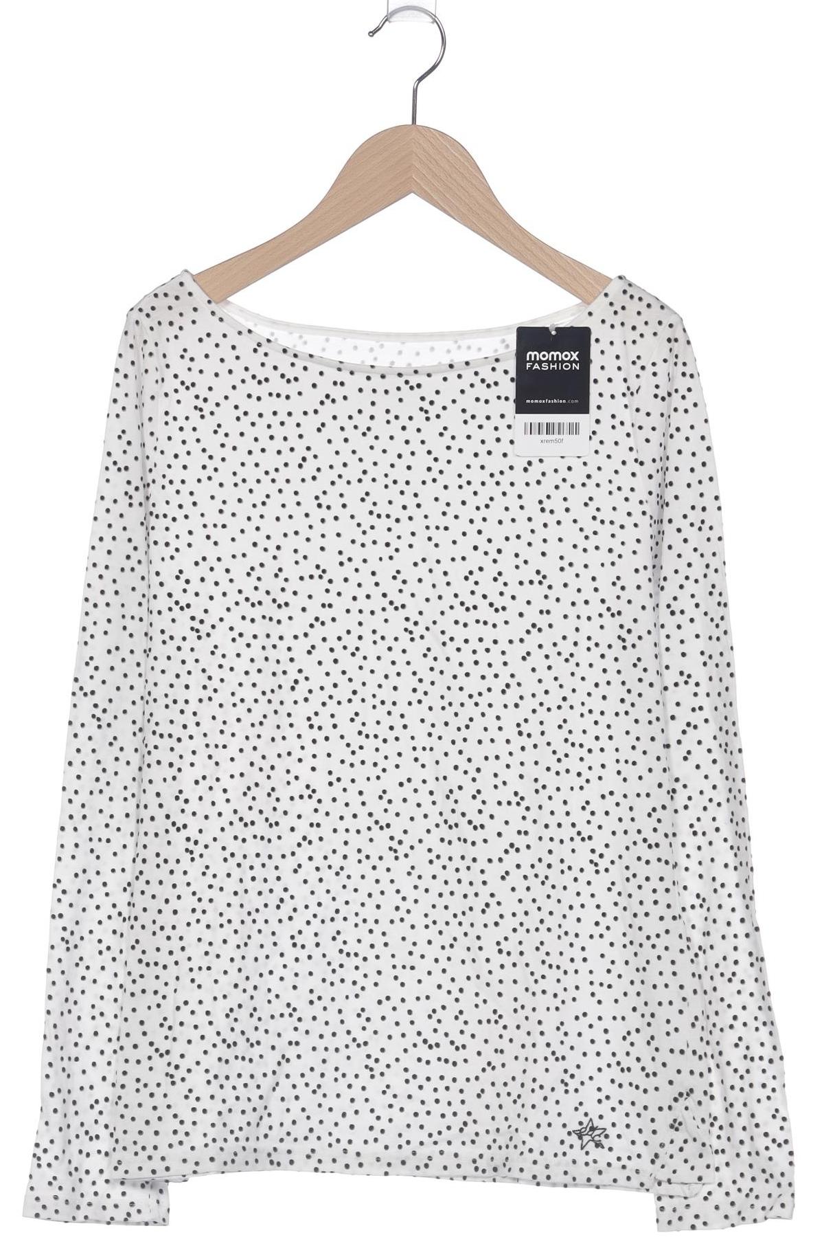 

edc by Esprit Damen Langarmshirt, weiß, Gr. 42