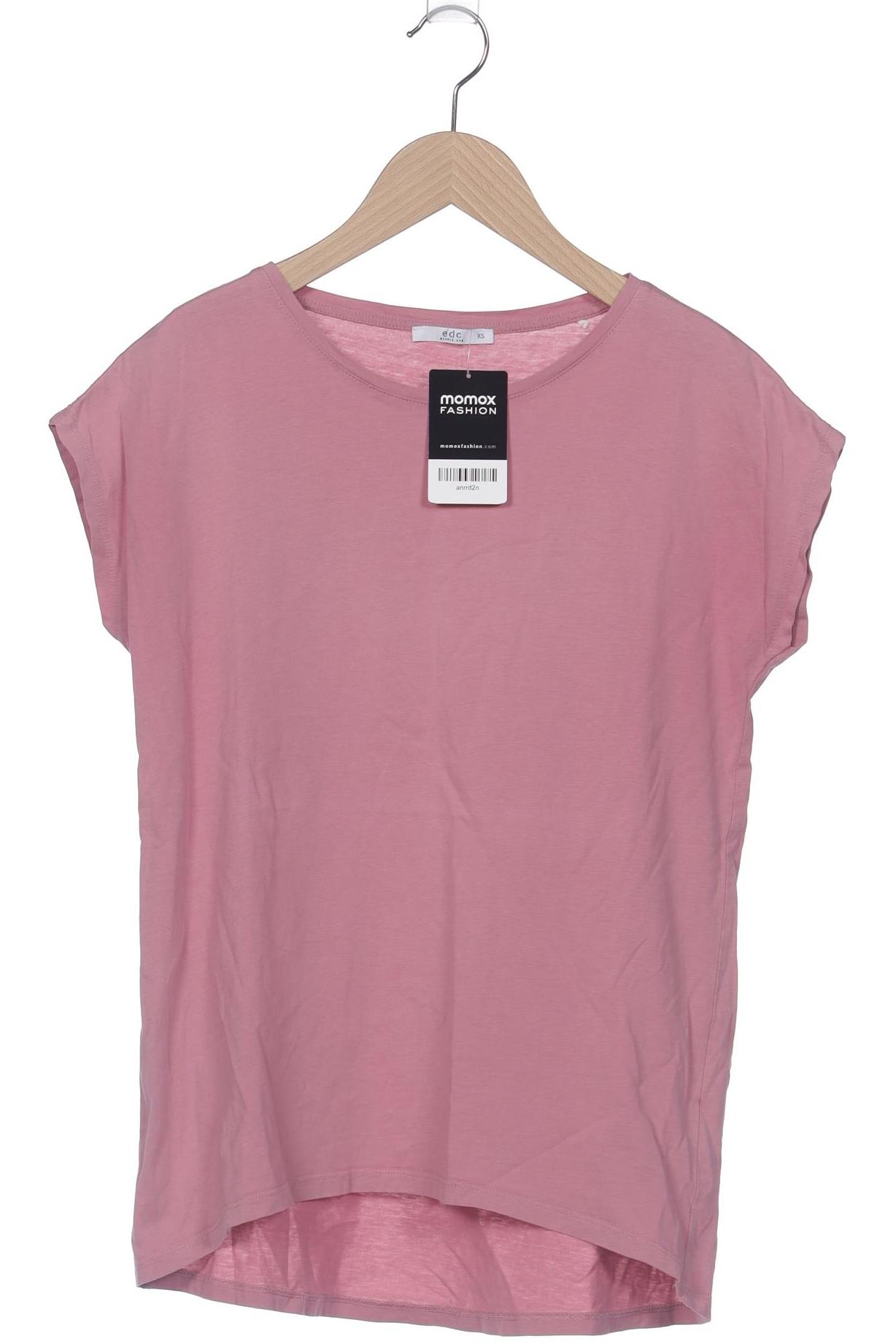 

edc by Esprit Damen T-Shirt, pink, Gr. 34