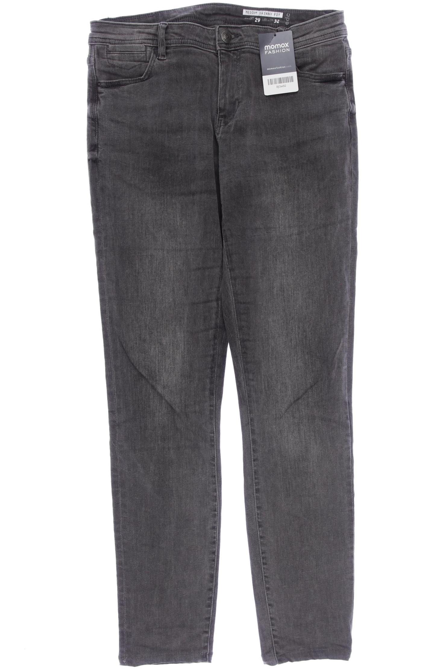 

edc by Esprit Damen Jeans, grau, Gr. 29