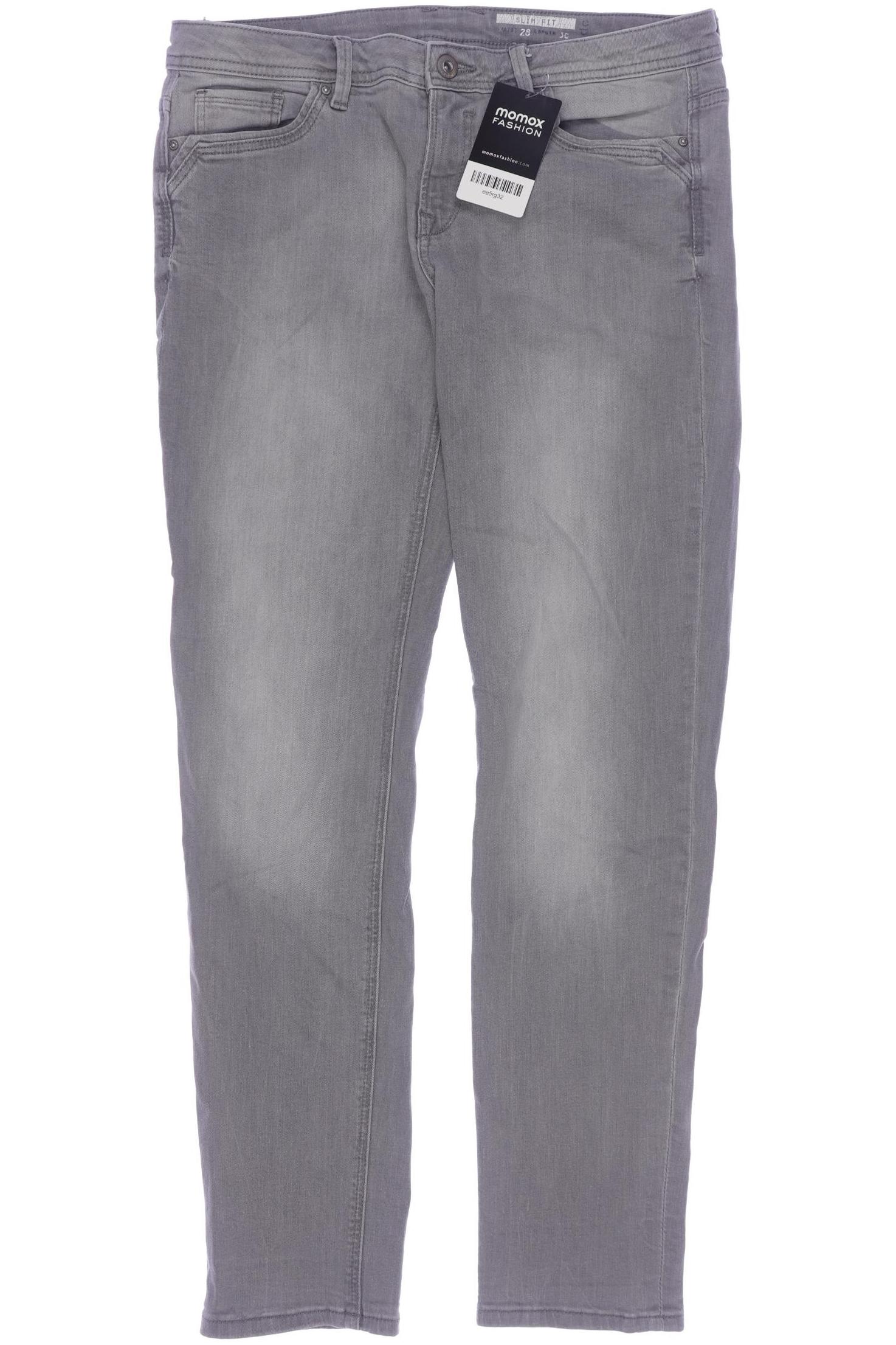 

edc by Esprit Damen Jeans, grau, Gr. 28