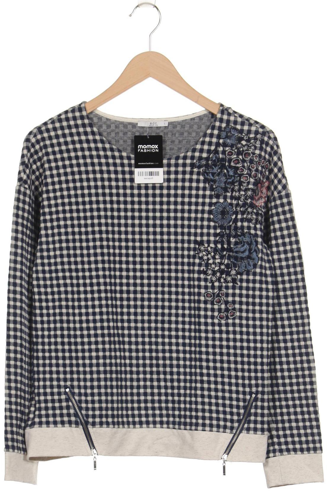 

edc by Esprit Damen Sweatshirt, marineblau, Gr. 42