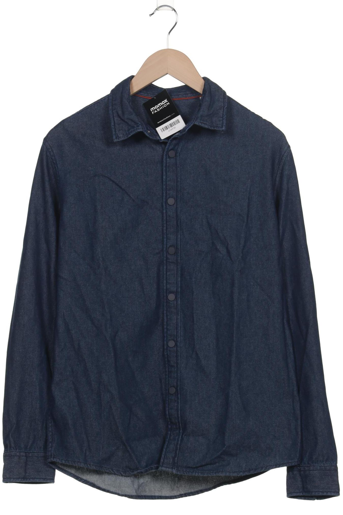 

edc by Esprit Herren Hemd, marineblau, Gr. 46