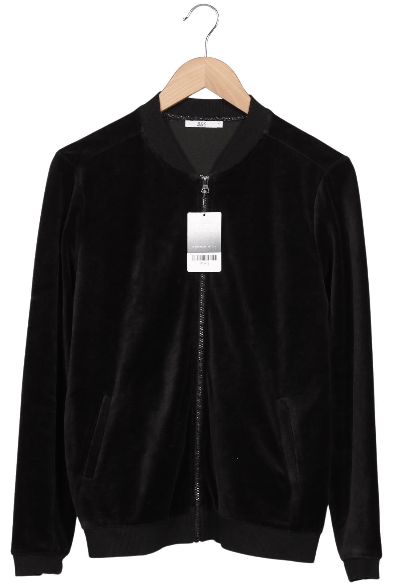 

edc by Esprit Damen Sweatshirt, schwarz, Gr. 38