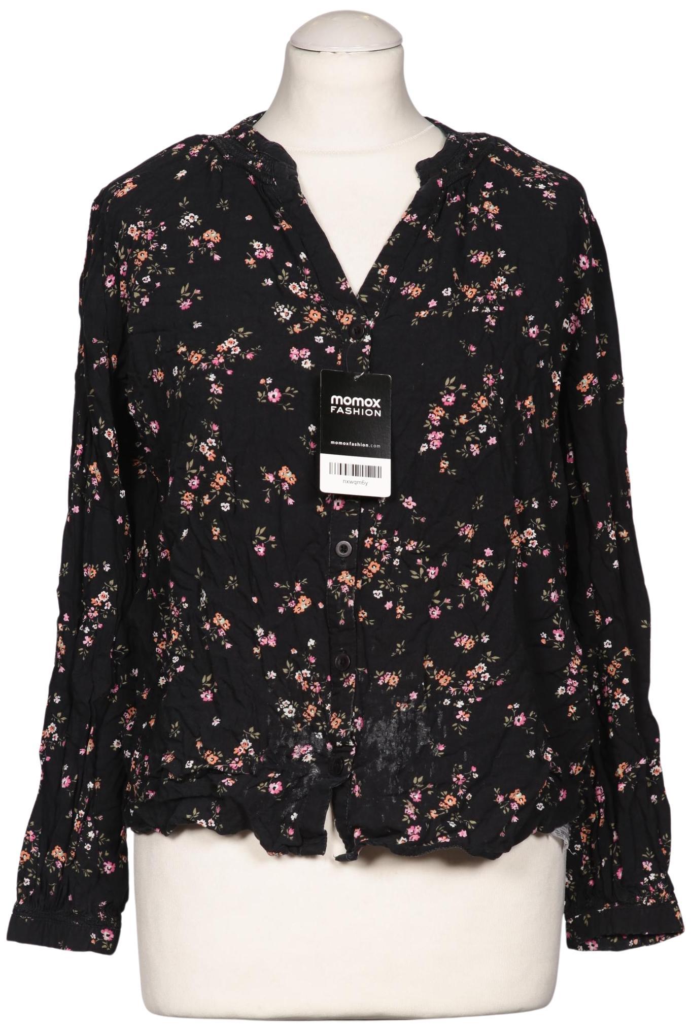 

edc by Esprit Damen Bluse, schwarz, Gr. 38