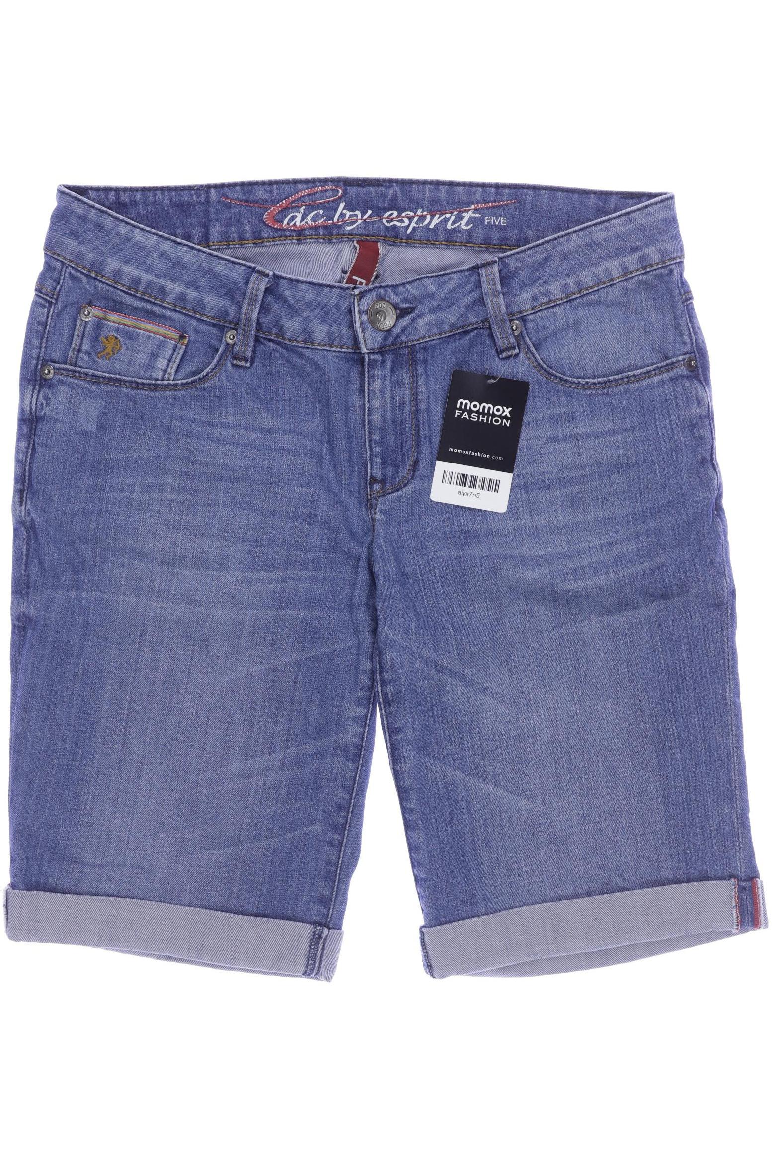 

edc by Esprit Damen Shorts, blau, Gr. 29