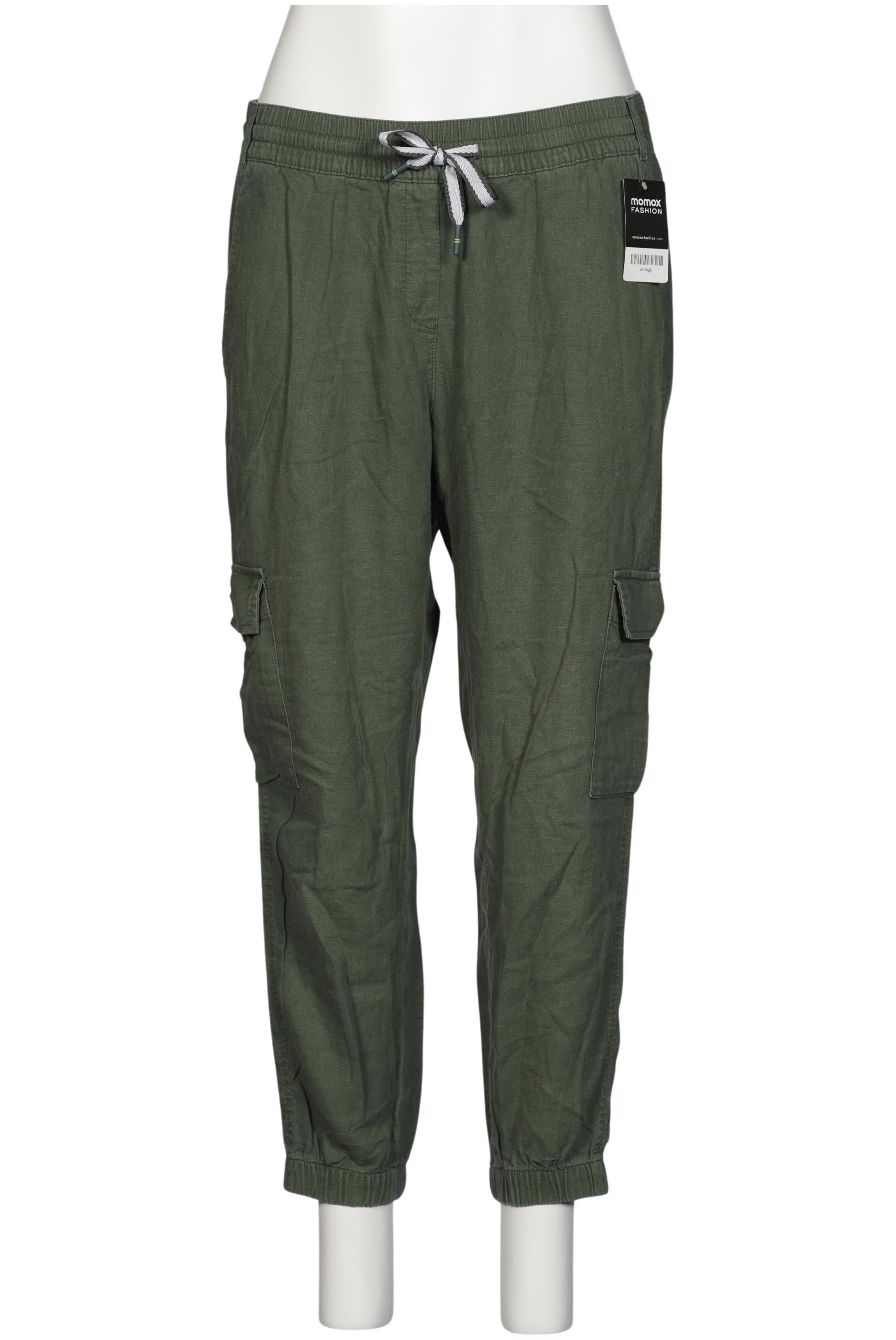 

edc by Esprit Damen Stoffhose, grün, Gr. 42