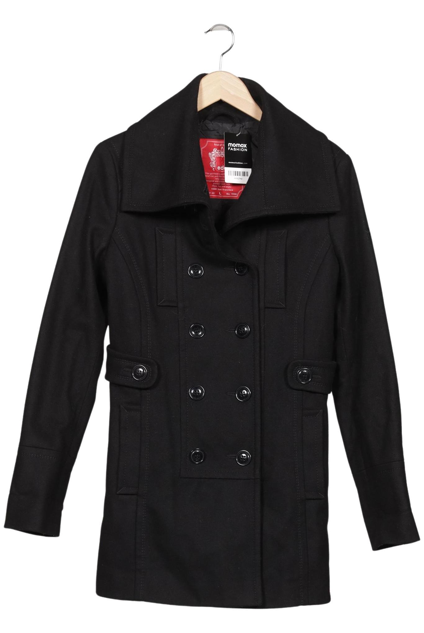 

edc by Esprit Damen Mantel, schwarz, Gr. 42