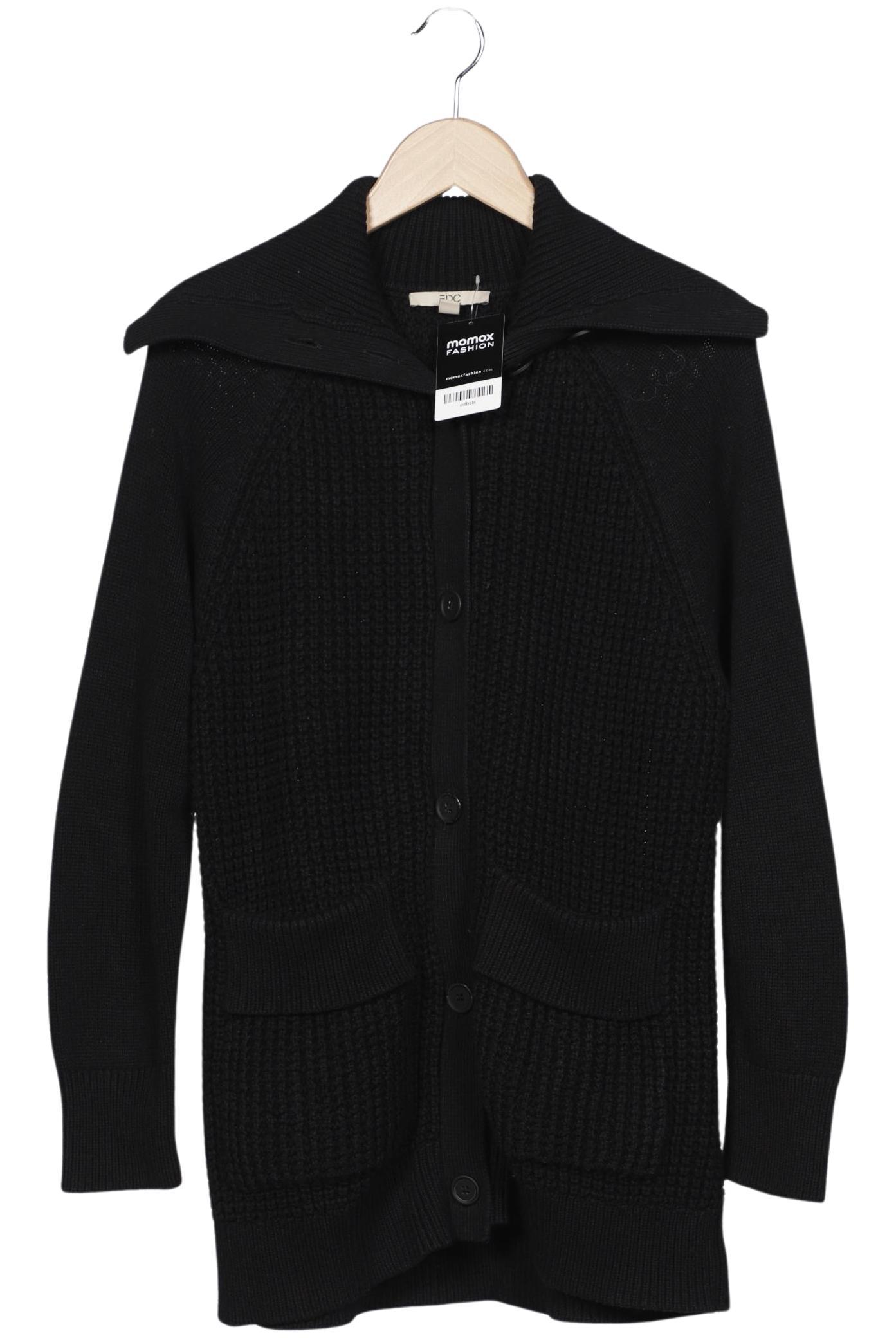 

edc by Esprit Herren Strickjacke, schwarz, Gr. 48