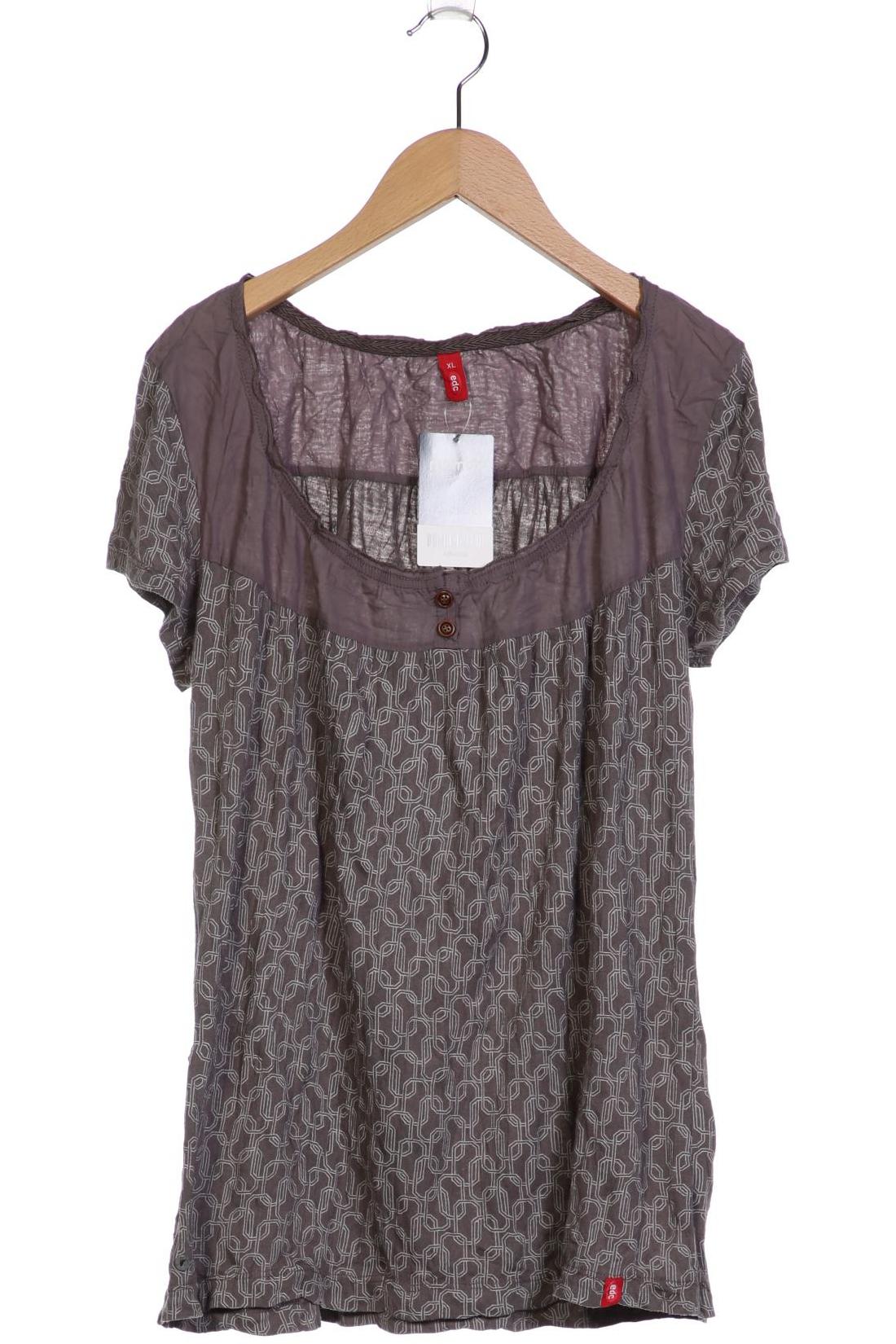 

edc by Esprit Damen T-Shirt, grau, Gr. 44