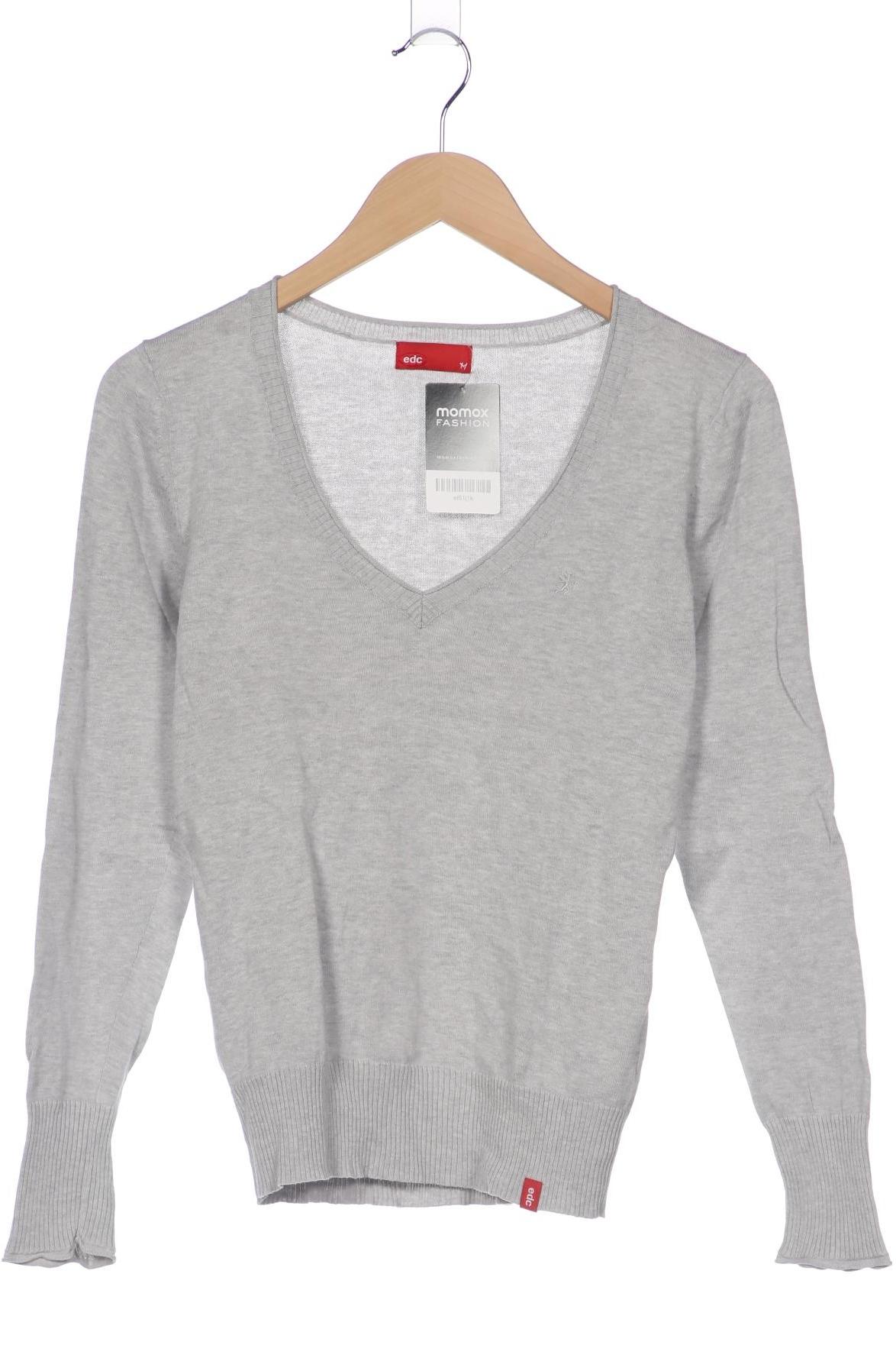 

edc by Esprit Damen Pullover, grau, Gr. 38