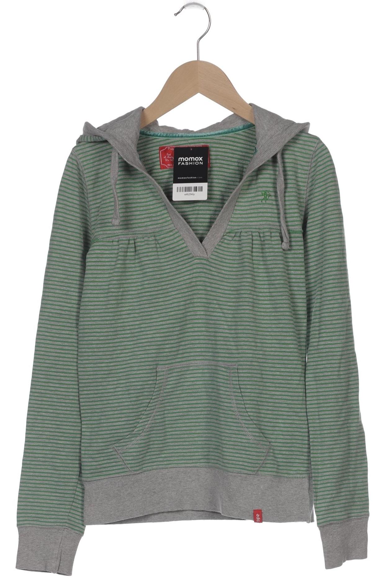 

edc by Esprit Damen Kapuzenpullover, grün, Gr. 36