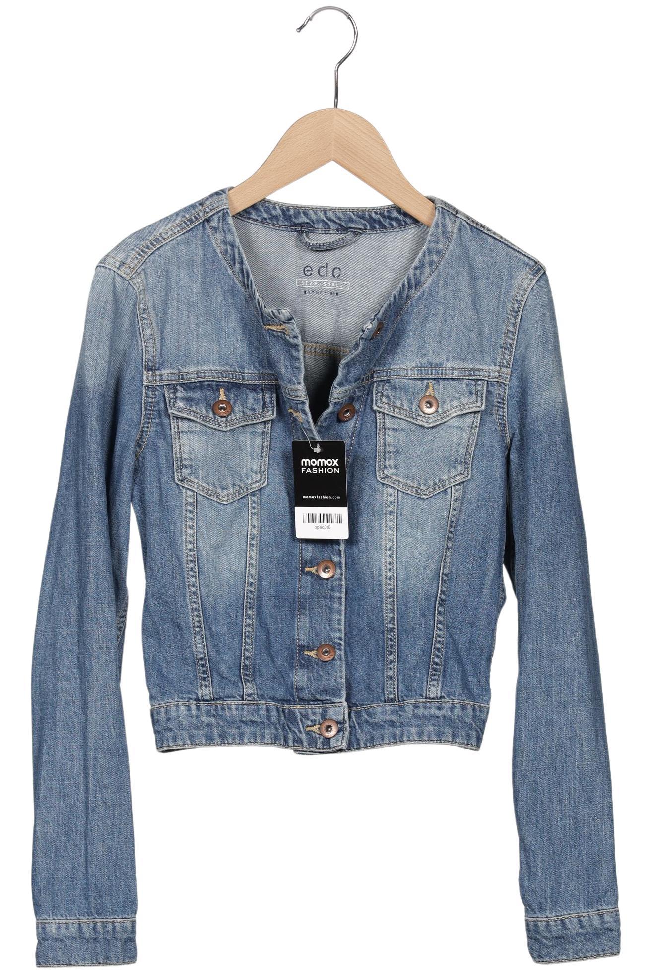 

edc by Esprit Damen Jacke, blau, Gr. 36