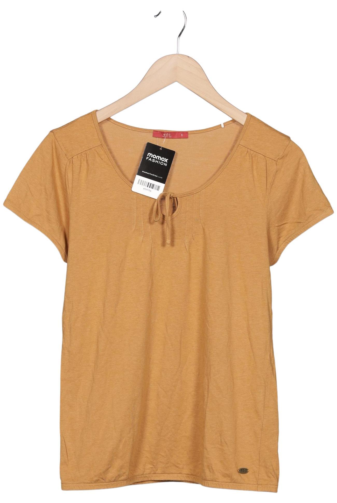 

edc by Esprit Damen T-Shirt, braun, Gr. 36
