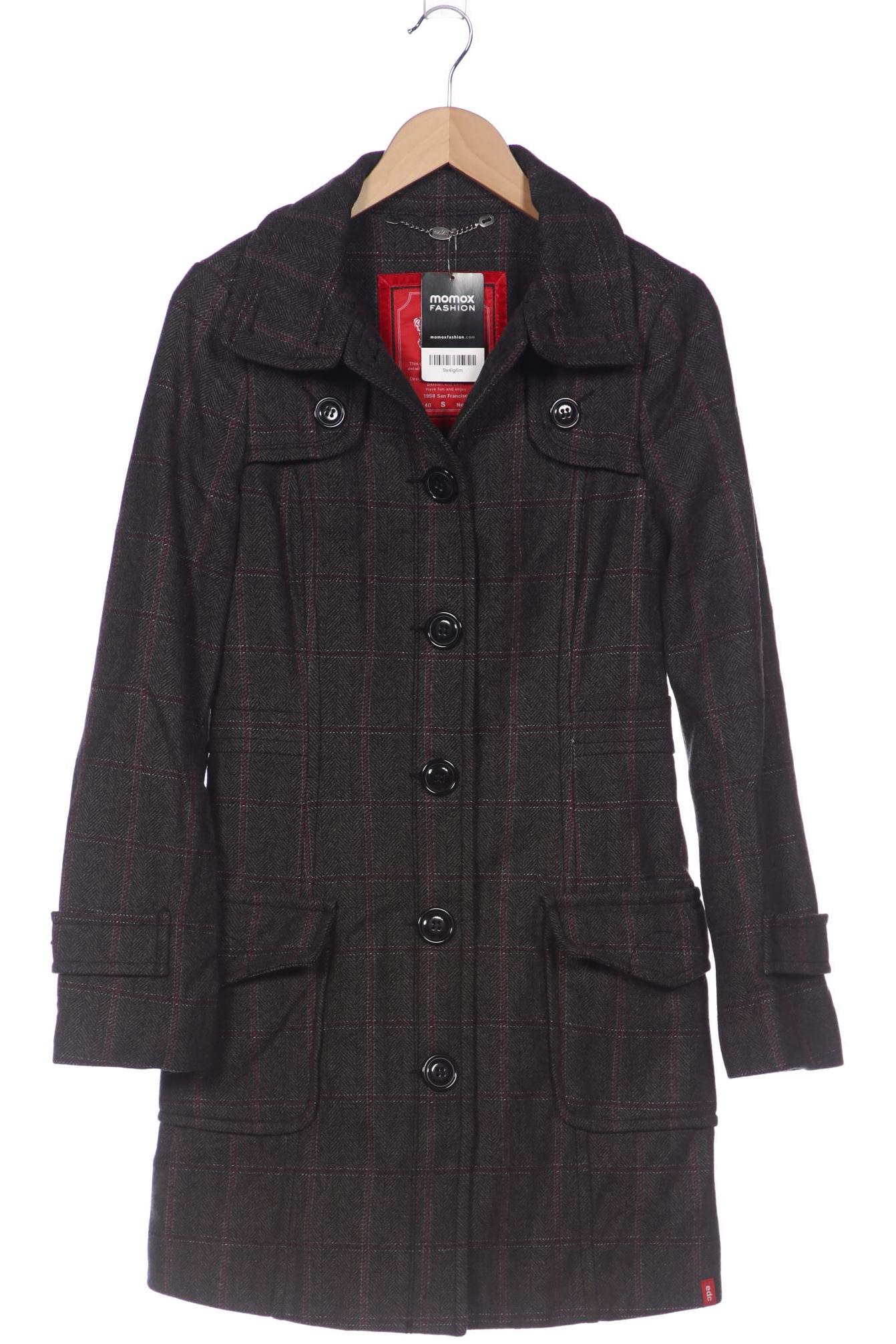 

edc by Esprit Damen Mantel, grau, Gr. 36