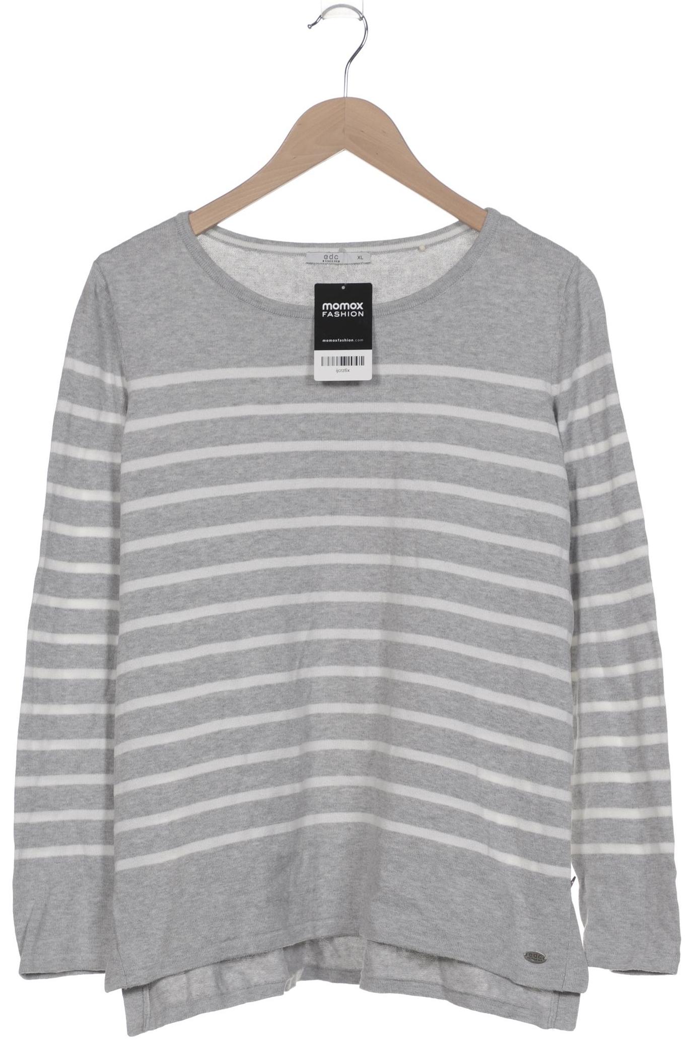 

edc by Esprit Damen Pullover, grau, Gr. 44