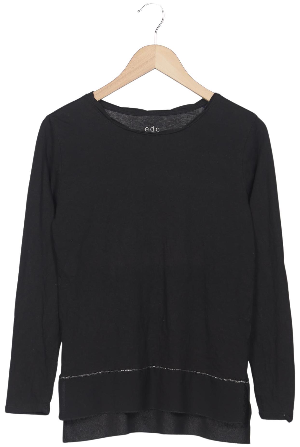 

edc by Esprit Herren Langarmshirt, schwarz, Gr. 46
