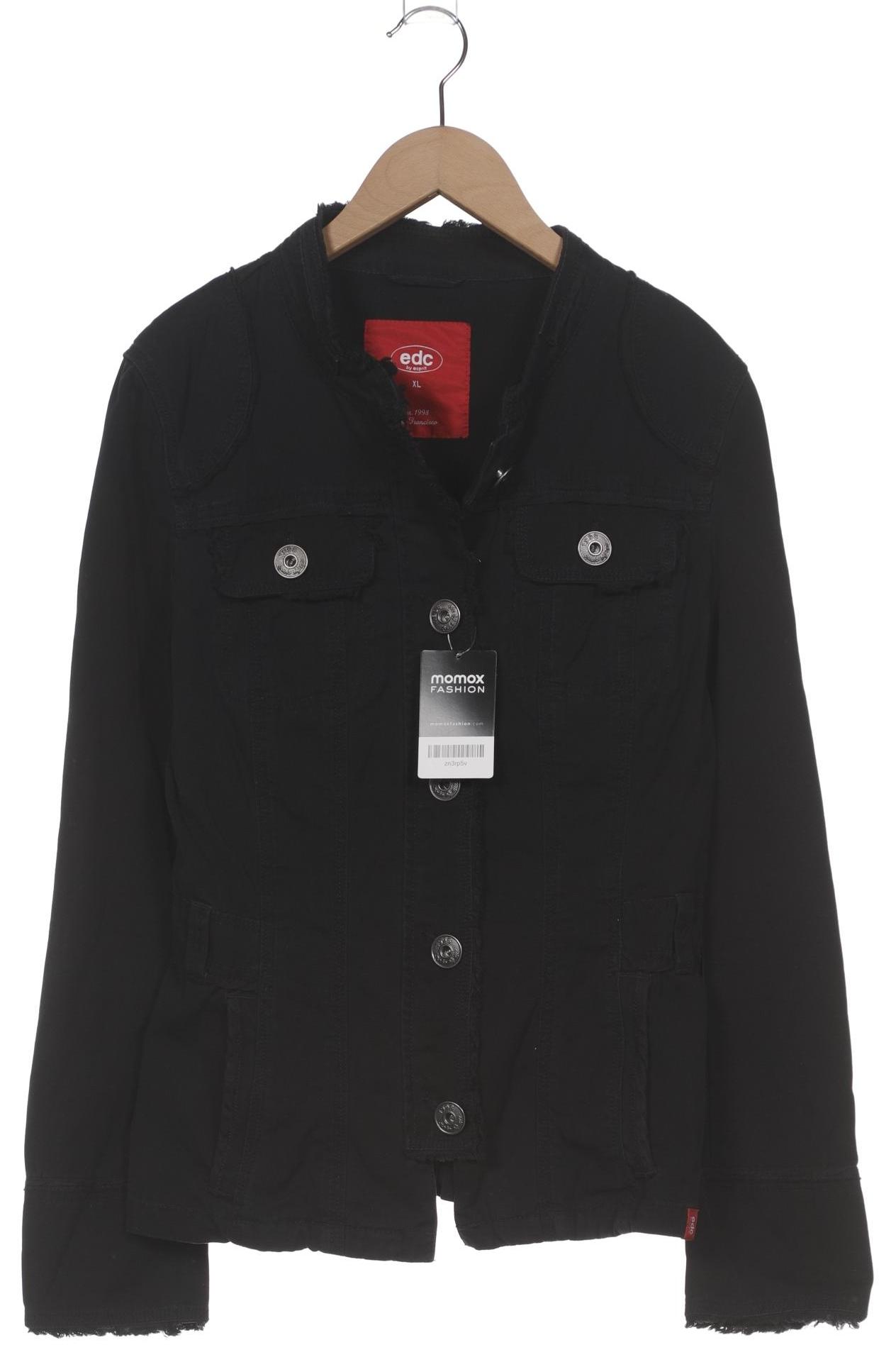 

edc by Esprit Damen Jacke, schwarz, Gr. 44