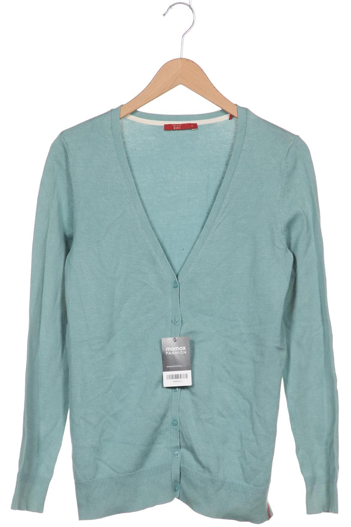 

edc by Esprit Damen Strickjacke, türkis, Gr. 38