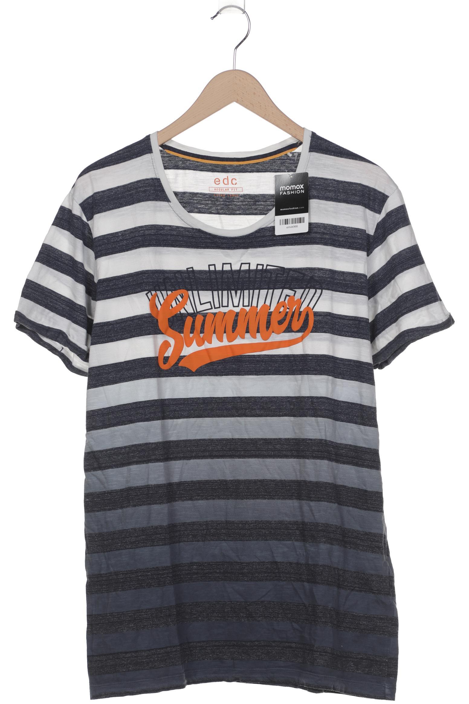 

edc by Esprit Herren T-Shirt, marineblau, Gr. 54