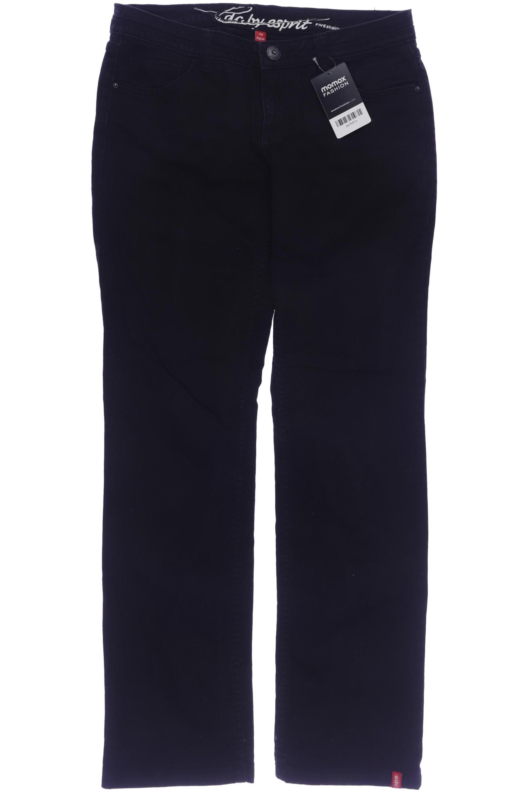

edc by Esprit Damen Jeans, schwarz, Gr. 40