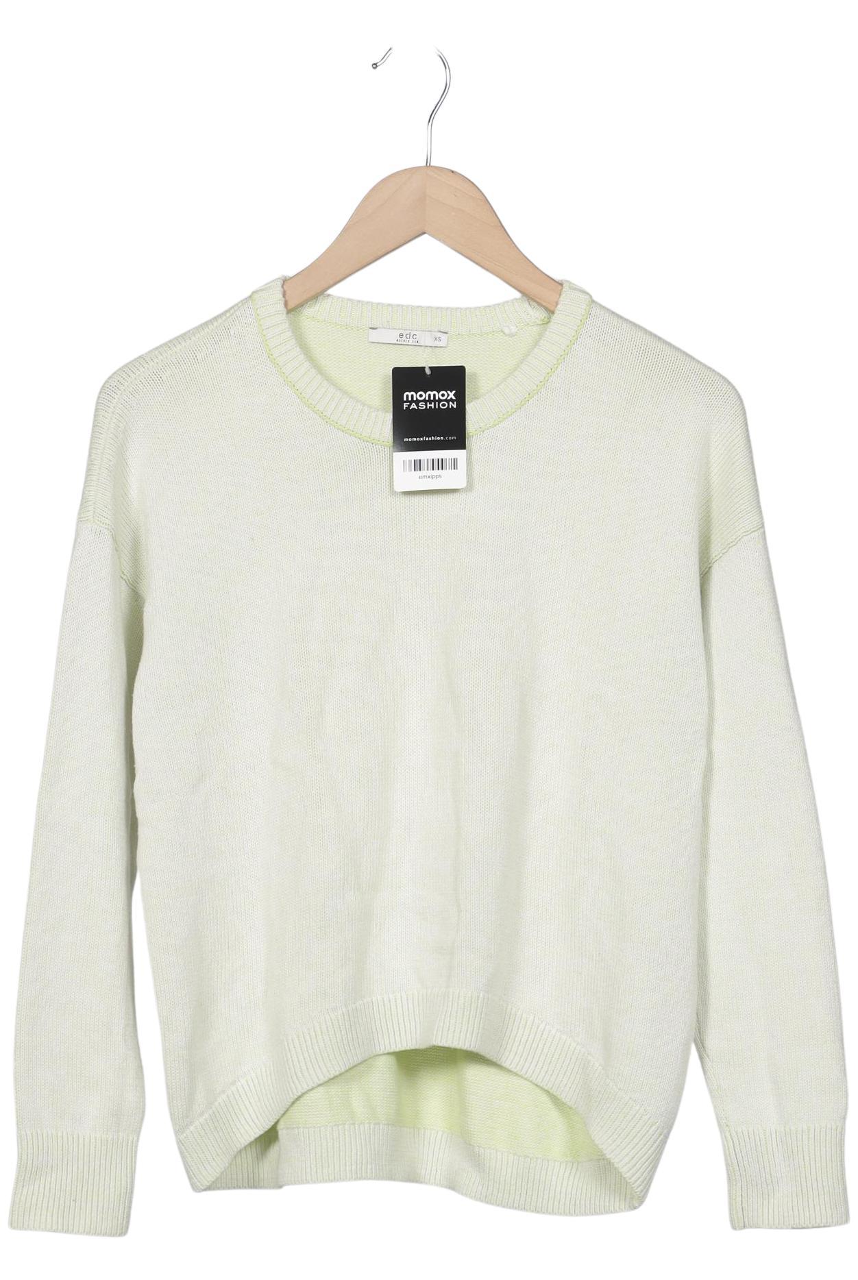 

edc by Esprit Damen Pullover, hellgrün, Gr. 34