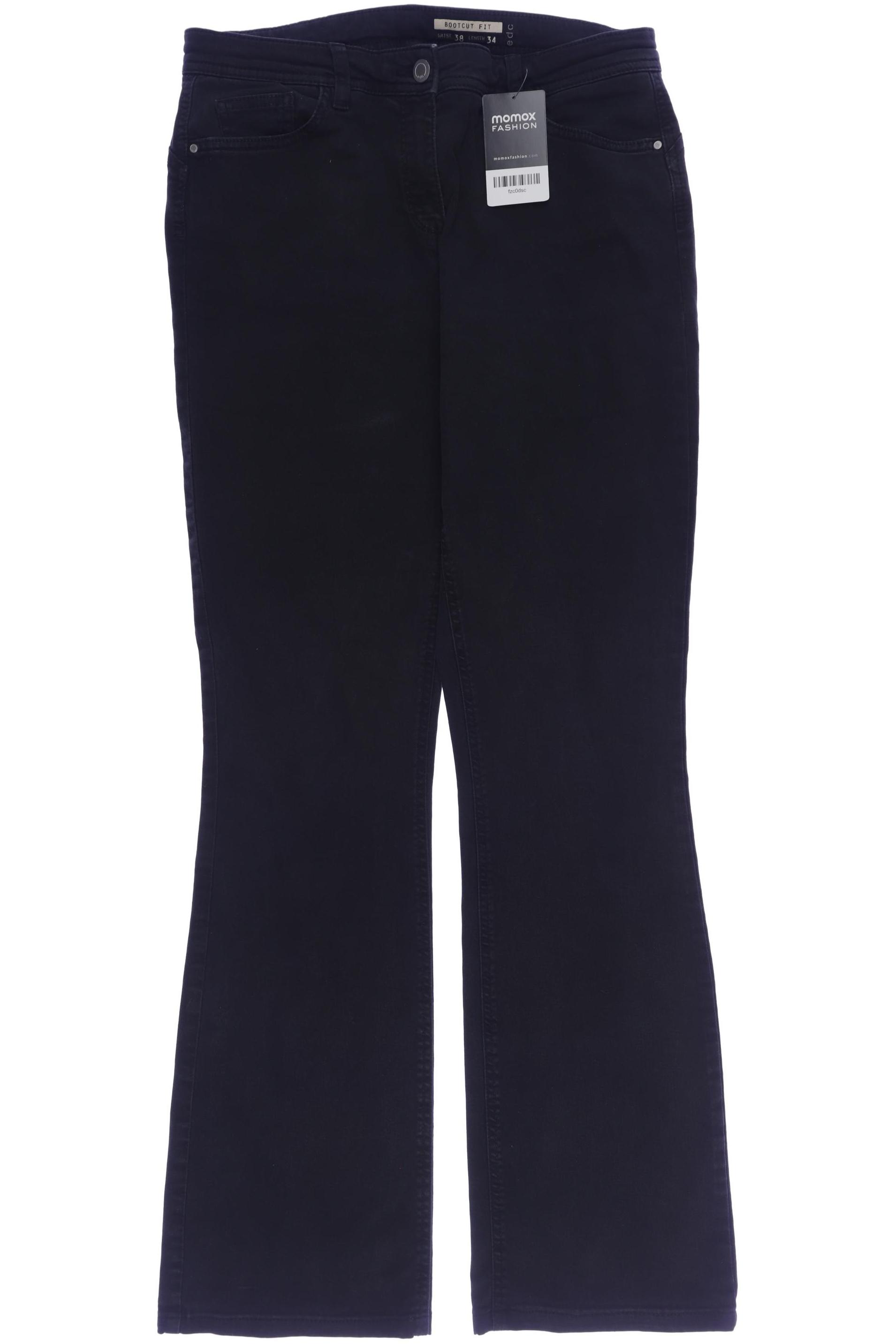 

edc by Esprit Damen Jeans, schwarz, Gr. 38