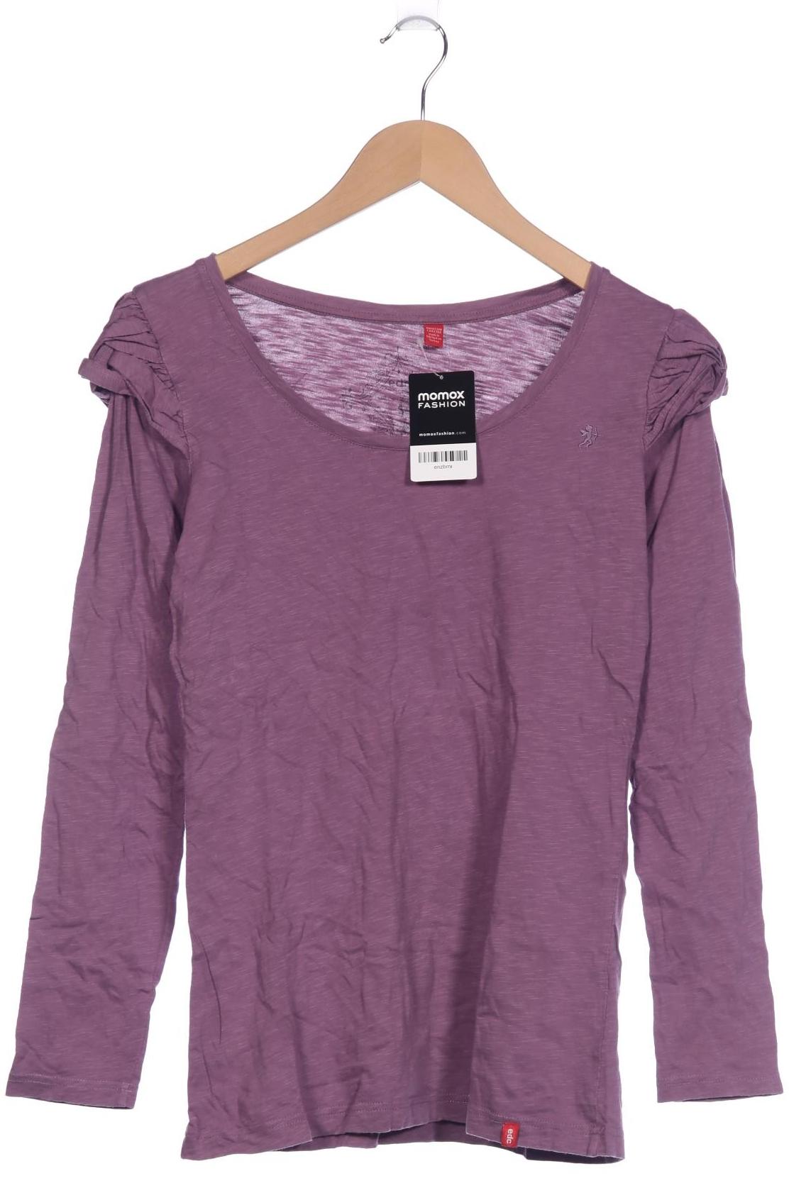 

edc by Esprit Damen Langarmshirt, flieder, Gr. 36