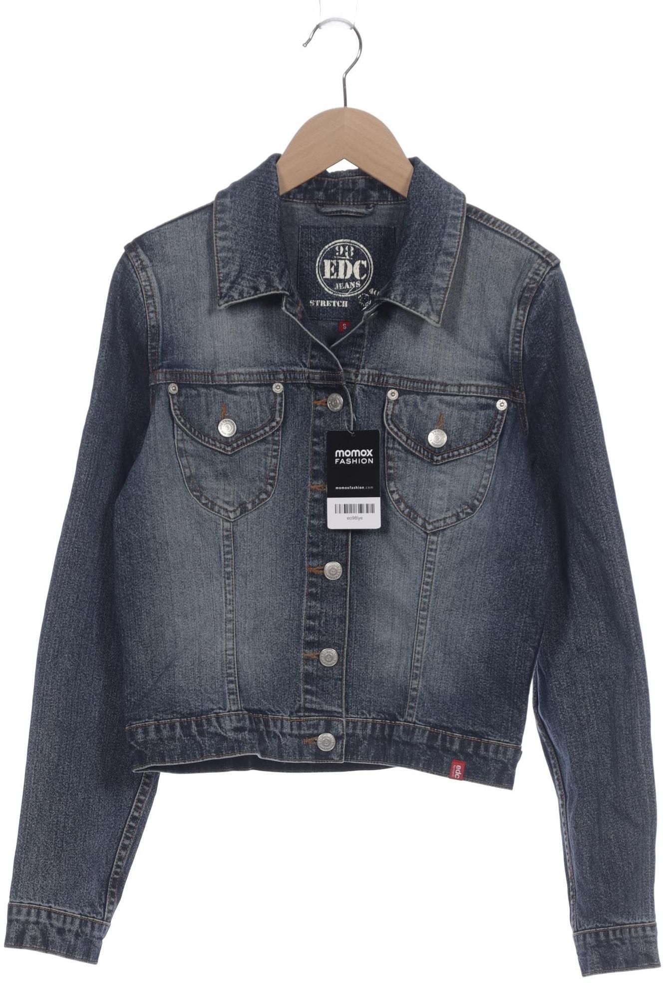 

edc by Esprit Damen Jacke, blau, Gr. 36