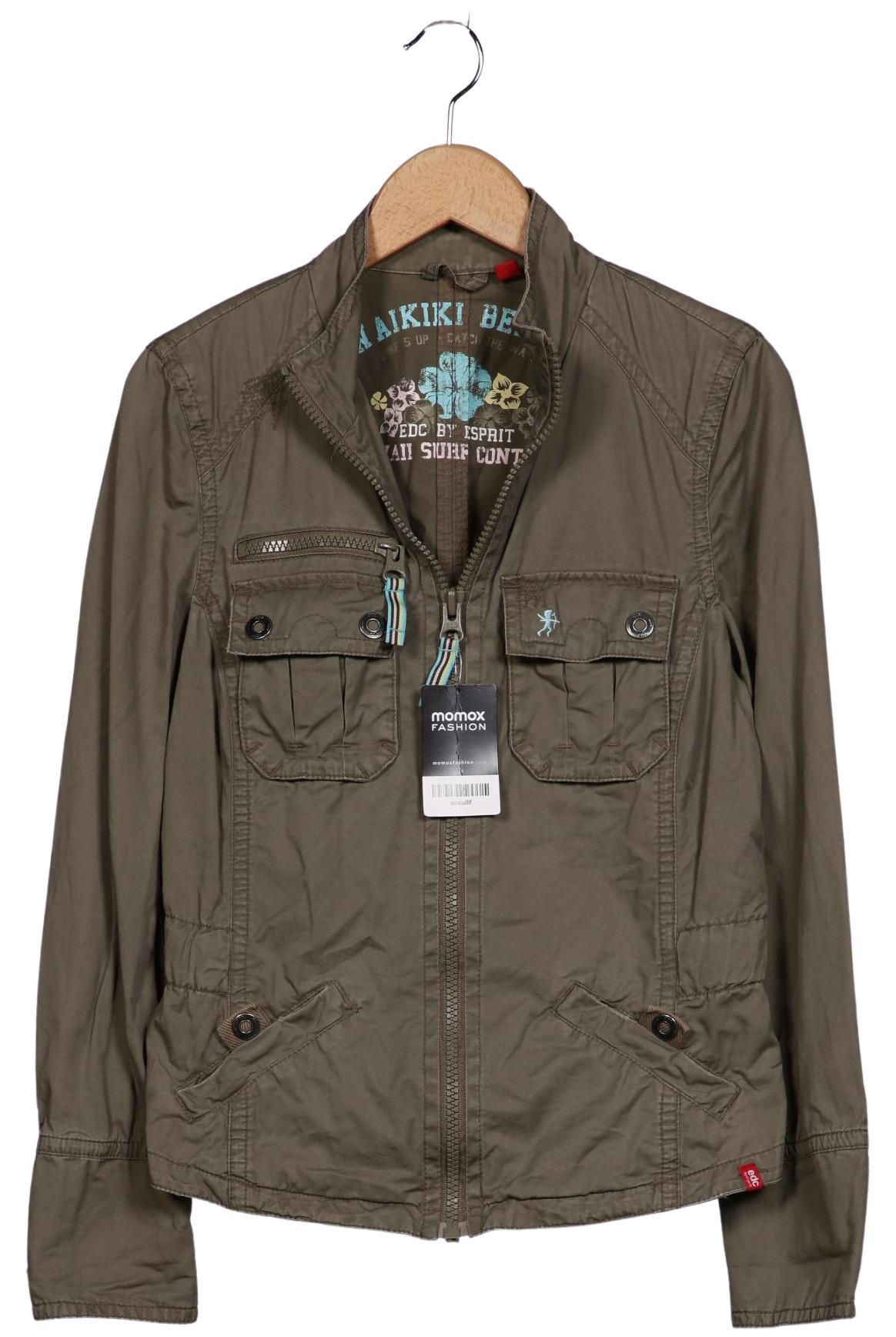 

edc by Esprit Damen Jacke, grün, Gr. 42