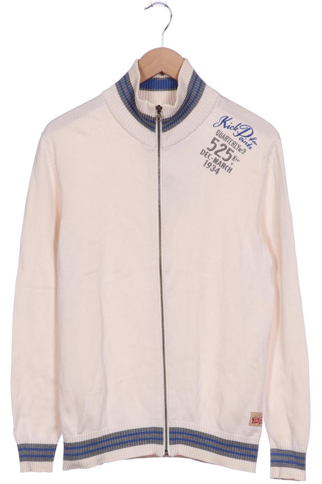 

edc by Esprit Herren Strickjacke, cremeweiß, Gr. 48