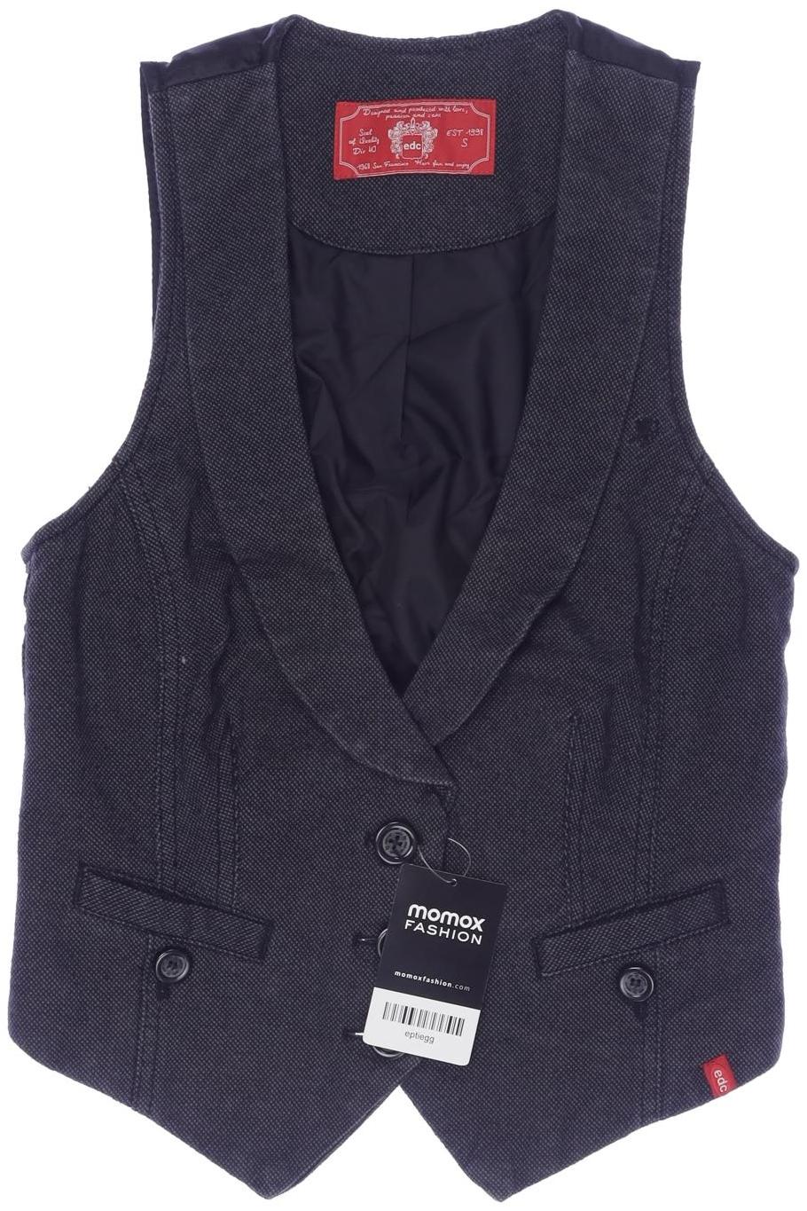 

edc by Esprit Damen Weste, grau, Gr. 36